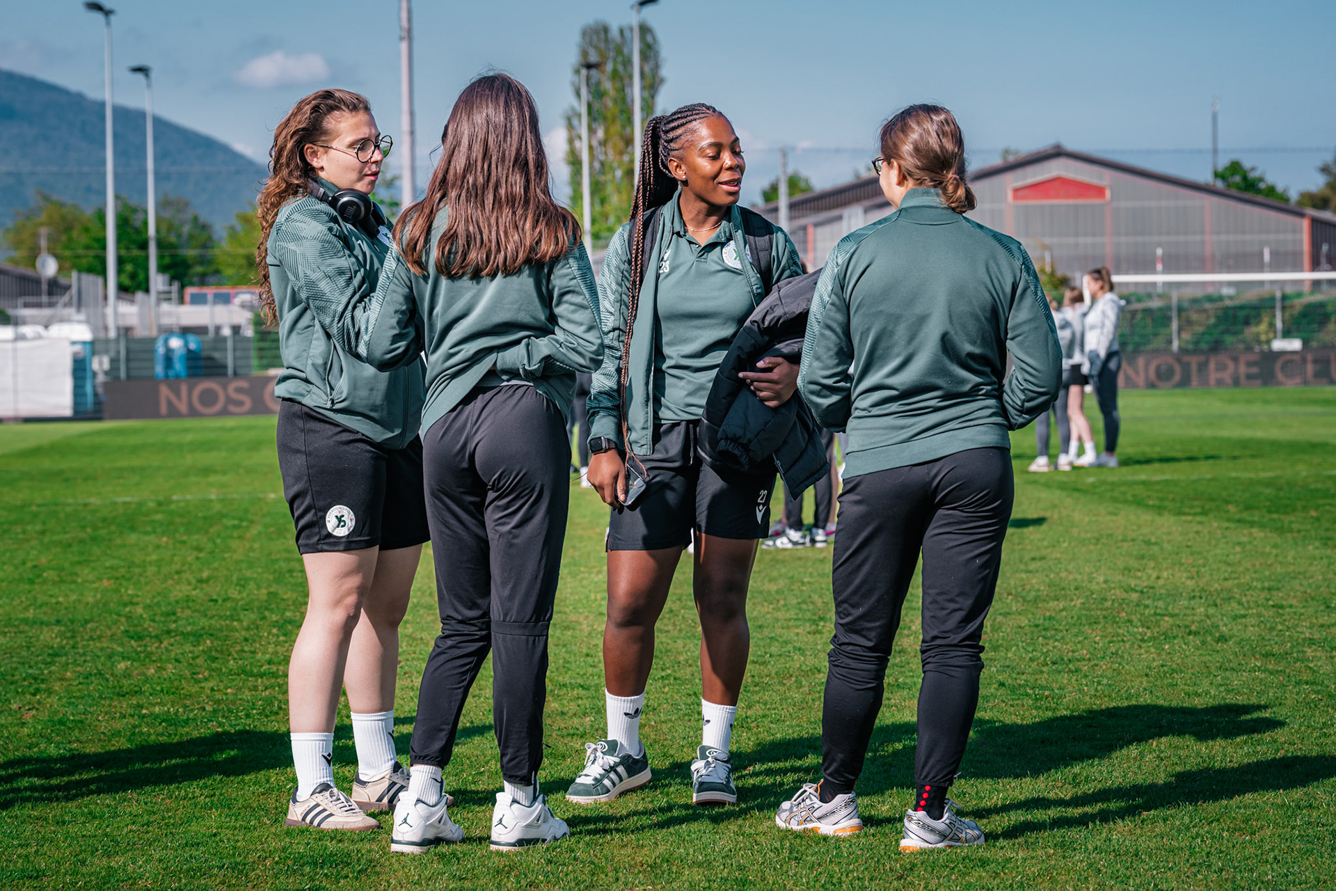 Yverdon Sport FC et Frauenteam Thun Berner-Oberland au Stade Municipal. (Christian António/LibsVisuals.com)