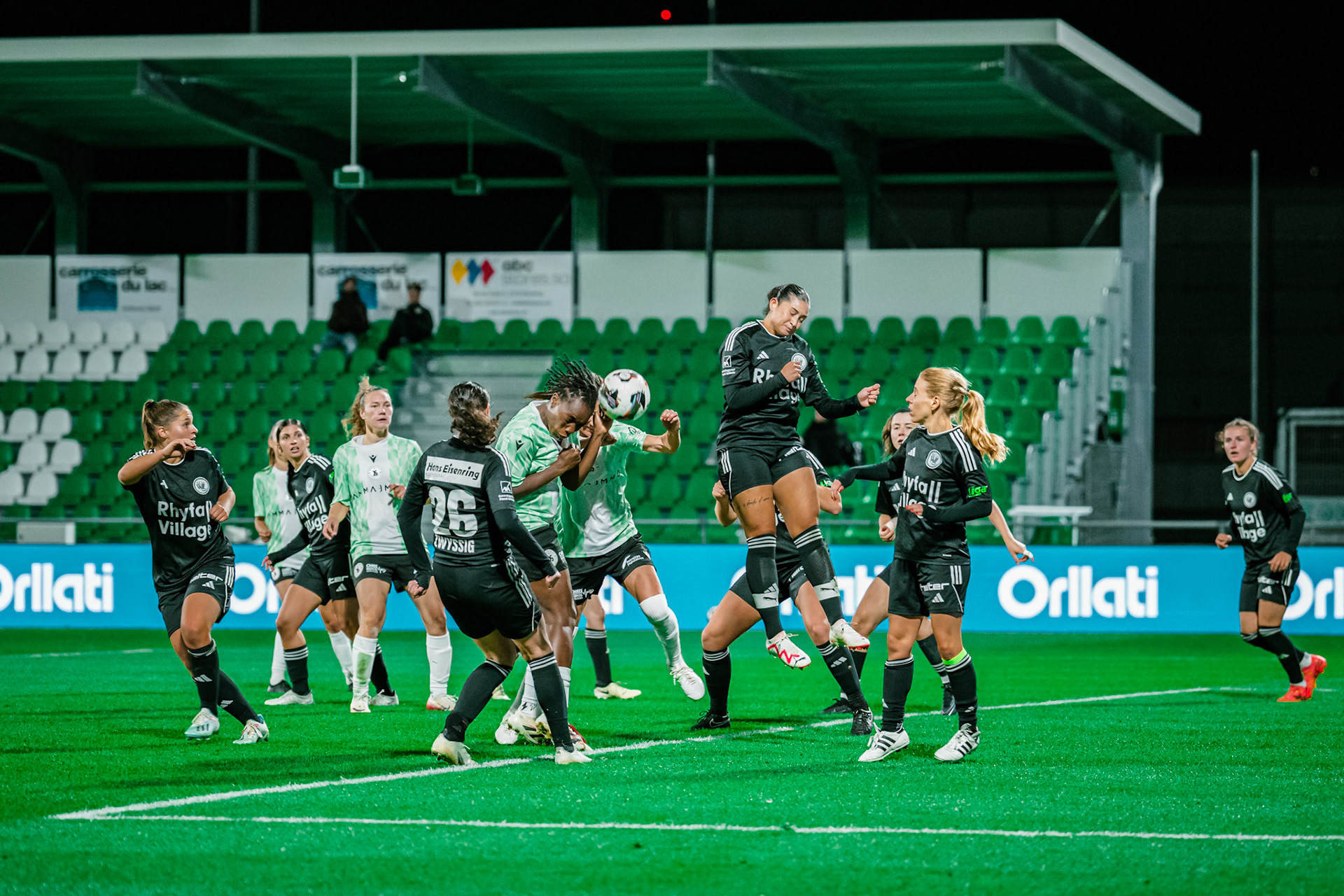 Match de championnat LNB (féminine) opposant Yverdon Sport FC et FC Wil 1900 au Stade Municipal, Yverdon. (Christian António/LibsVisuals.com)