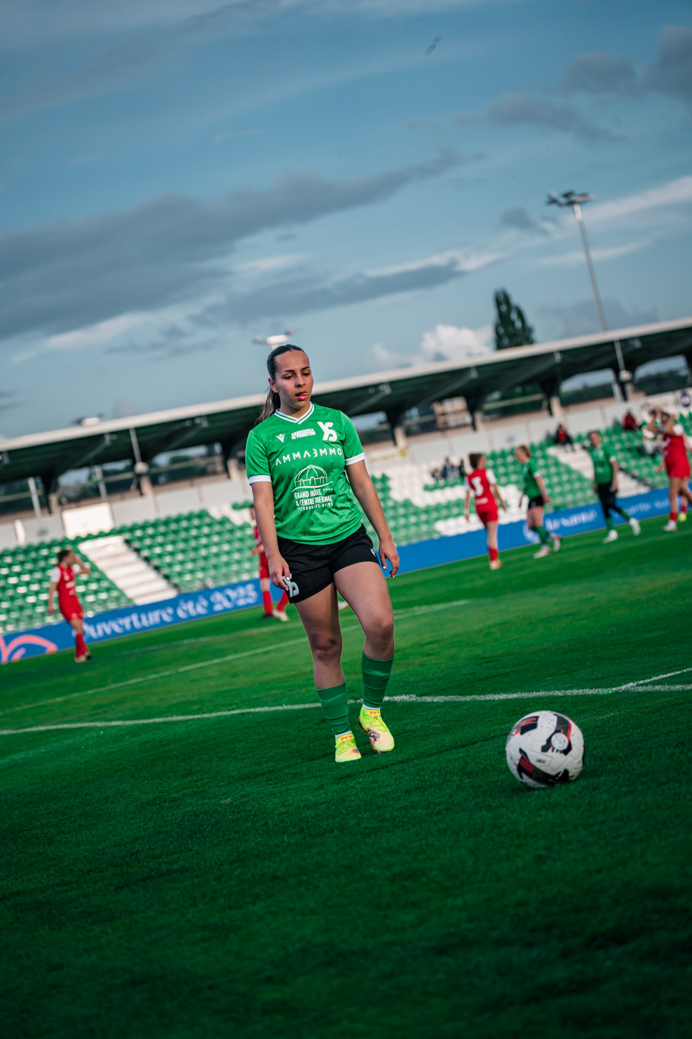 Yverdon Sport FC et FC Rapperswil-Jona au Stade Municipal. (Christian António/LibsVisuals.com)