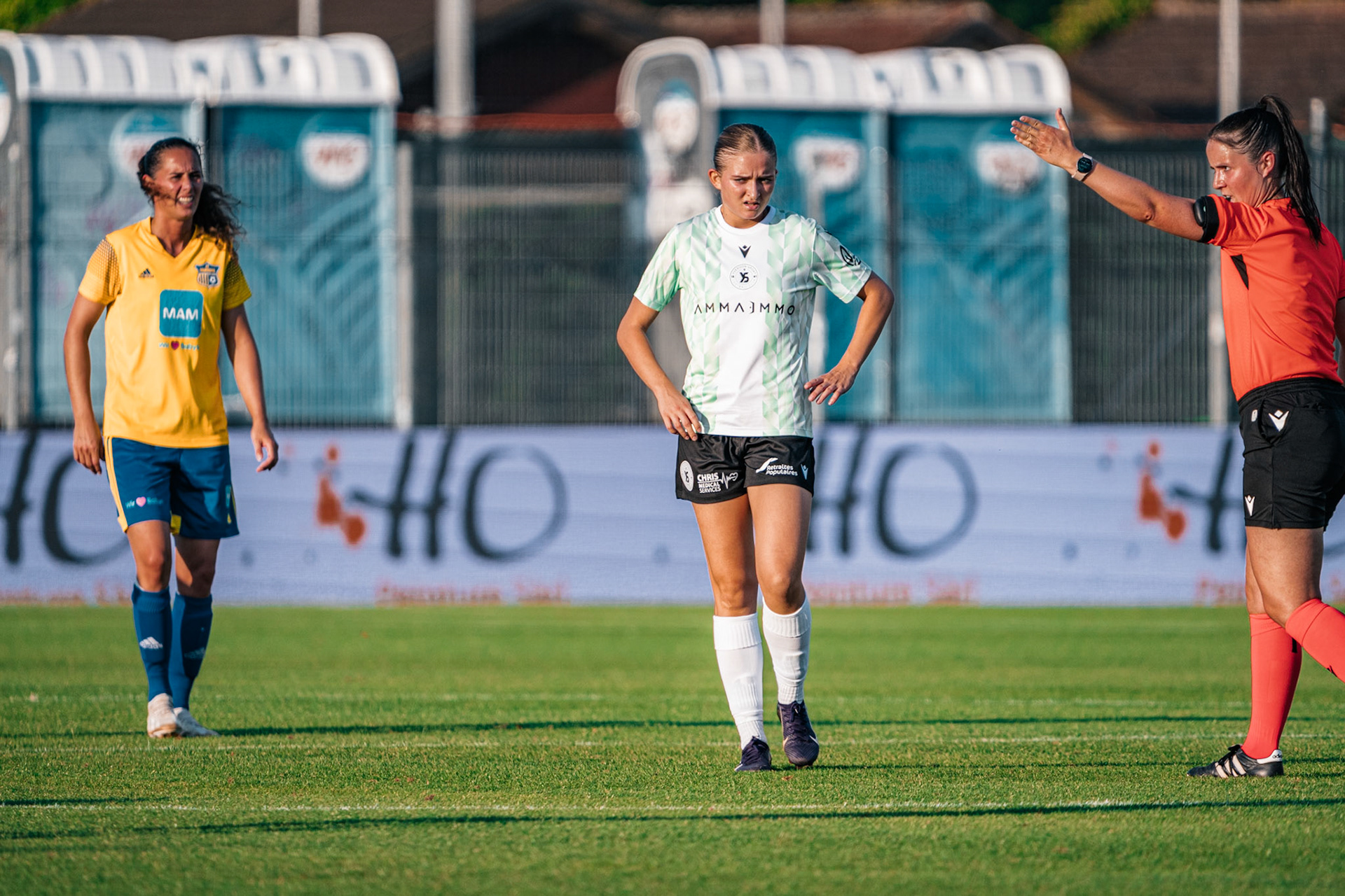 Match championnat opposant Yverdon Sport – FC Wädenswil au Stade Municipal. (Christian António/LibsVisuals.com)