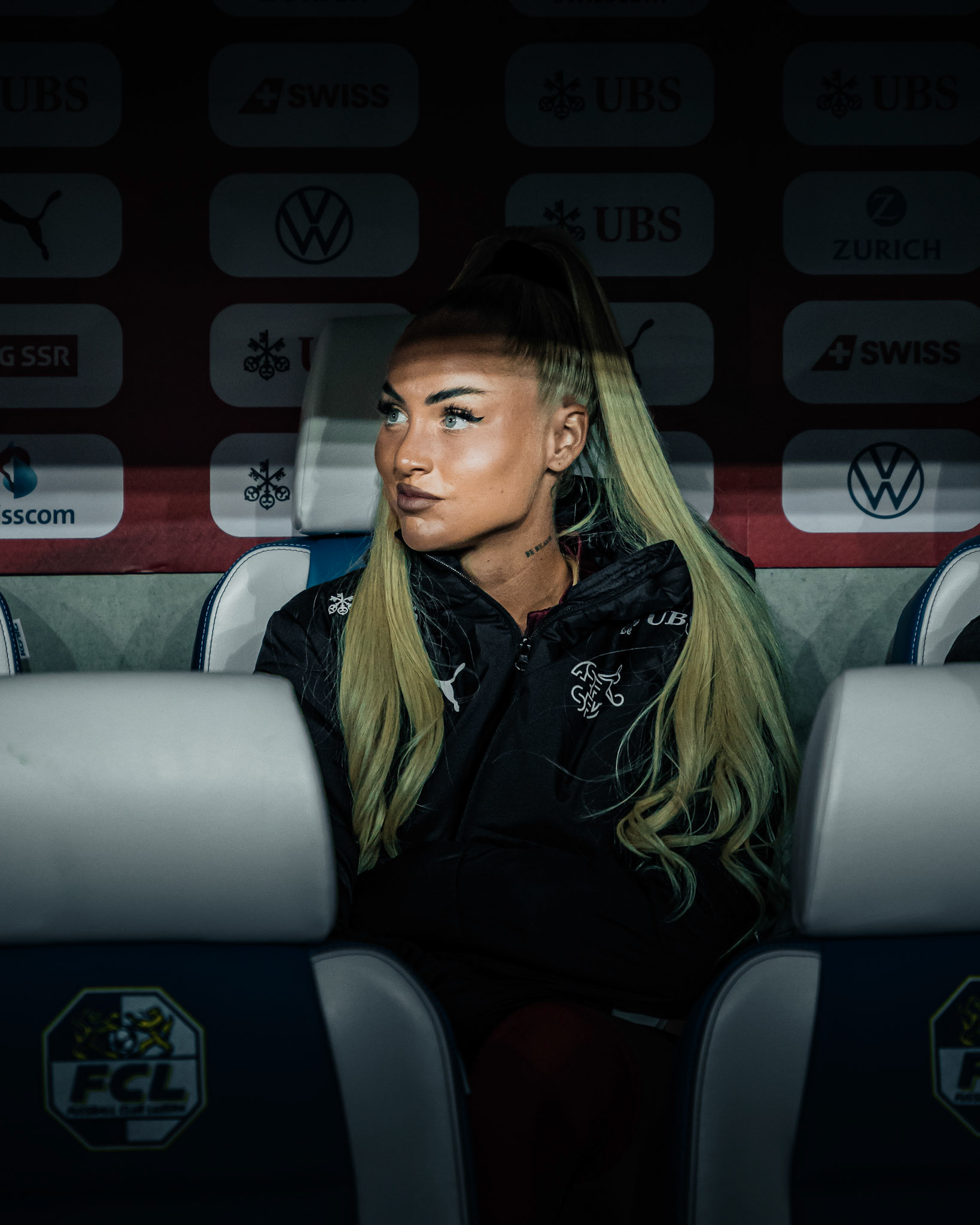 Match international opposant l’équipe nationale féminine de Suisse à l’équipe du Canada à la swissporarena, Luzern. (Christian António/LibsVisuals.com)