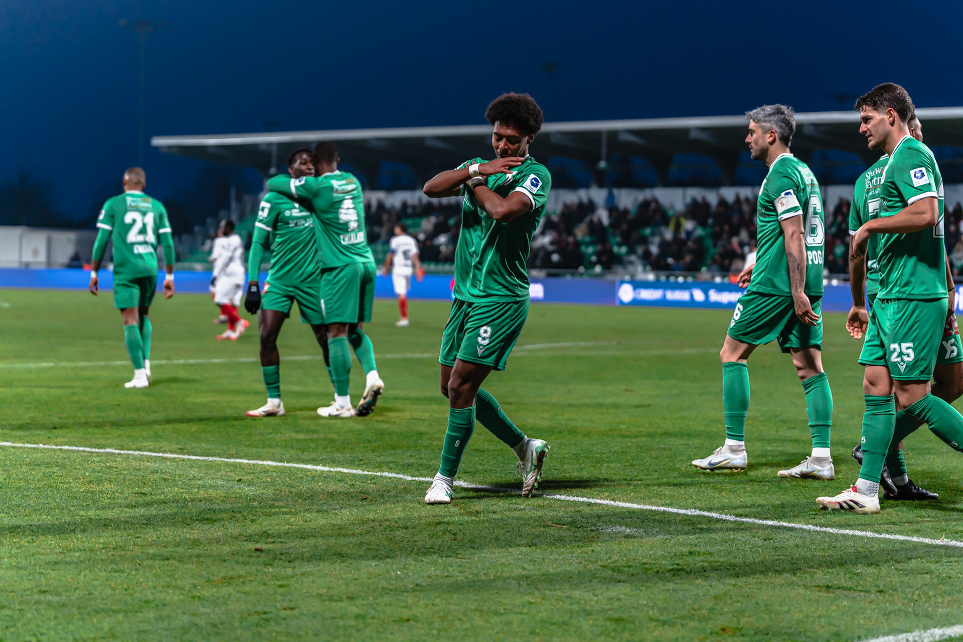 Yverdon Sport FC et FC Winterthur au Stade Municipal. (Christian António/LibsVisuals.com)