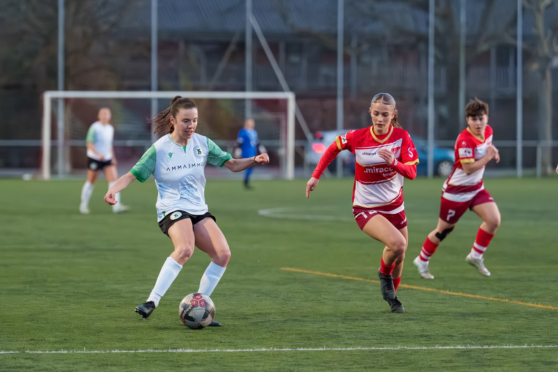 FC Solothurn Frauen et Yverdon Sport FC au Stadion FC Solothurn. (Christian António/LibsVisuals.com)