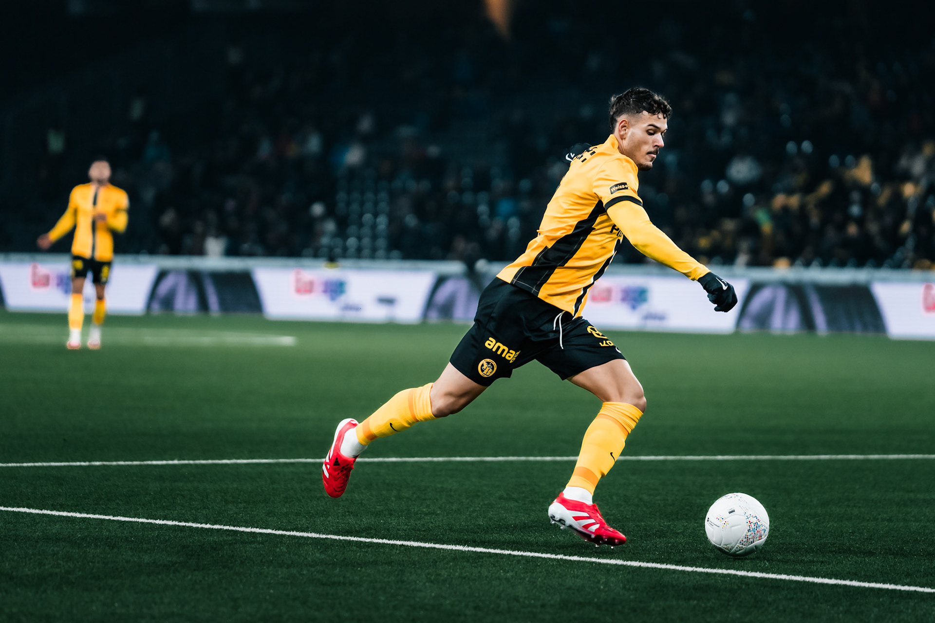 Filip Ugrinic, Milieu du BSC Young Boys lors du match entre BSC Young Boys et FC Winterthur au Stadion Wankdorf. (Christian António/LibsVisuals.com)