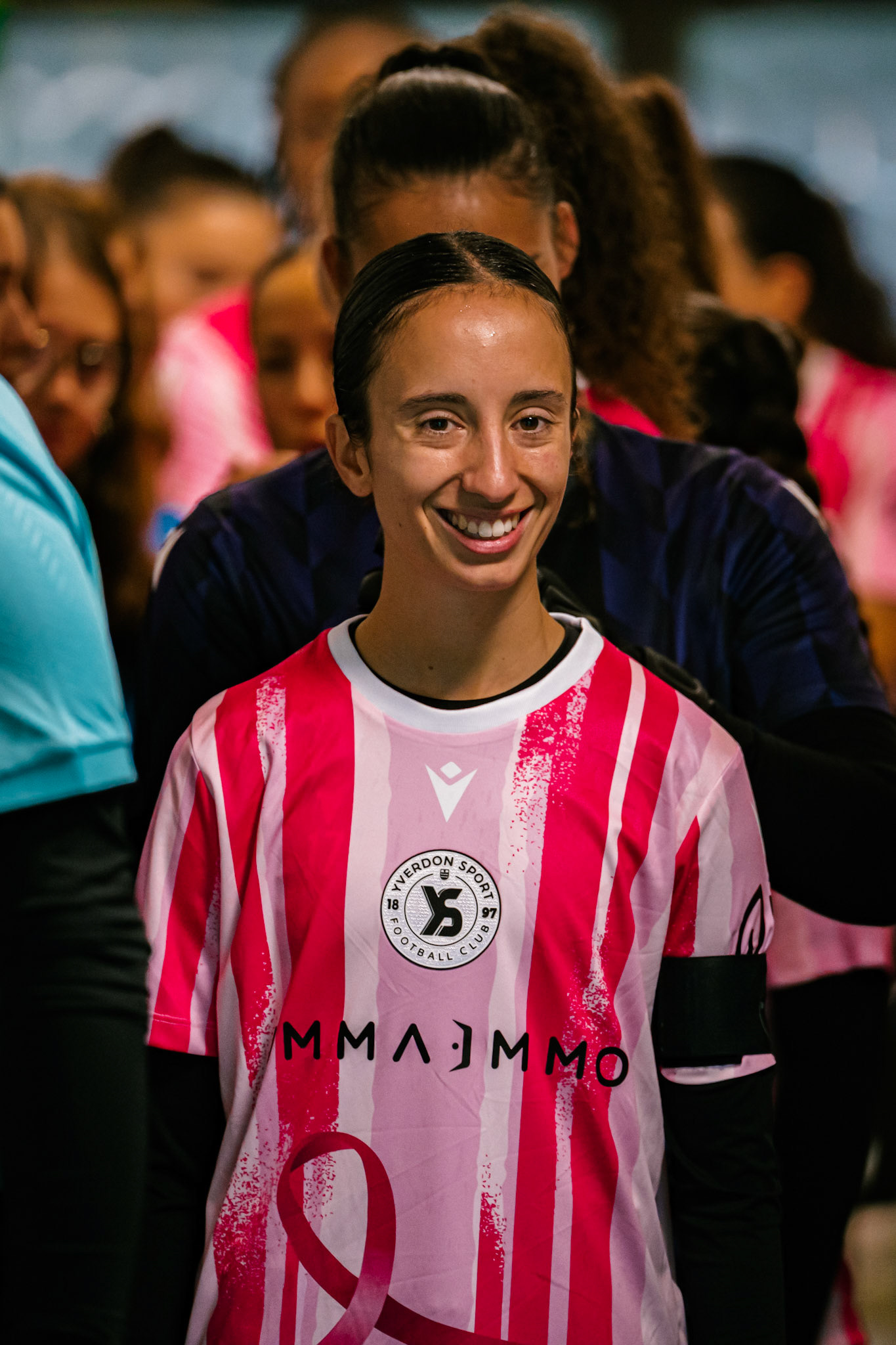 Match de championnat LNB féminine opposant Yverdon Sport FC et le FC Lugano au Stade Municipal, Yverdon-les-Bains. (Christian António / LibsVisuals.com)