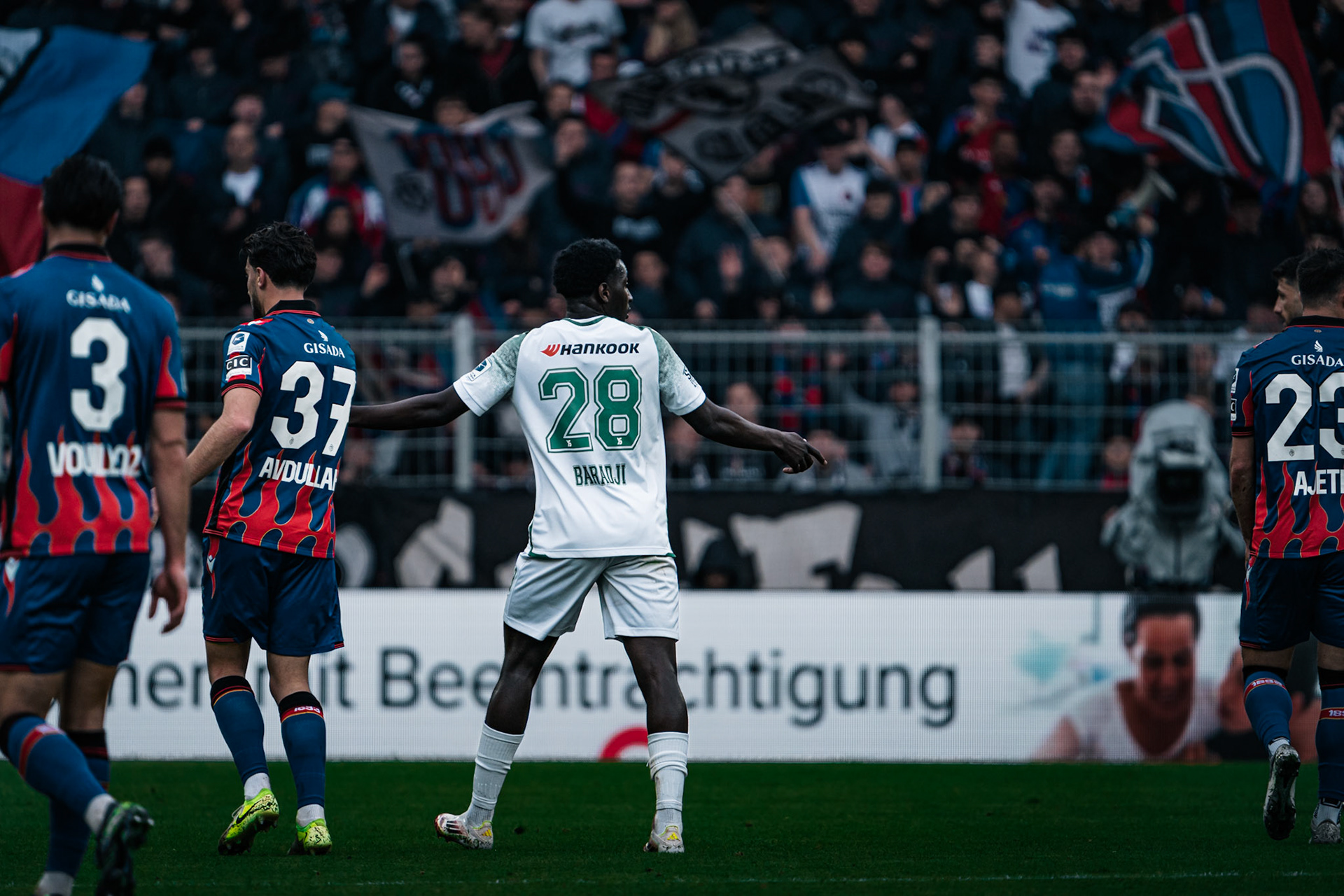 FC Basel 1893 et Yverdon Sport FC au St. Jakob-Park. (Christian António/LibsVisuals.com)