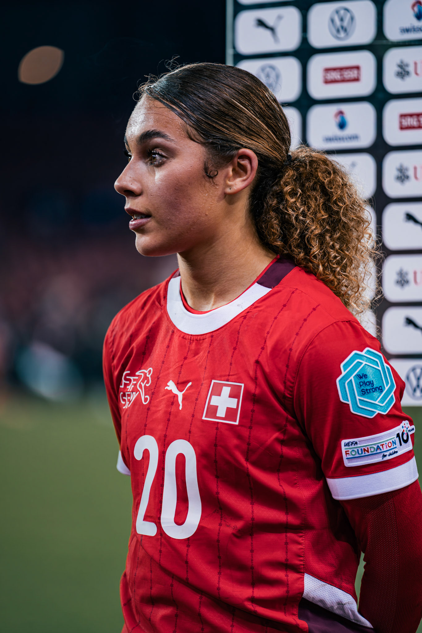 UEFA Women's Nations League Suisse - Islande au Stadion Letzigrund. (Christian António/LibsVisuals.com)