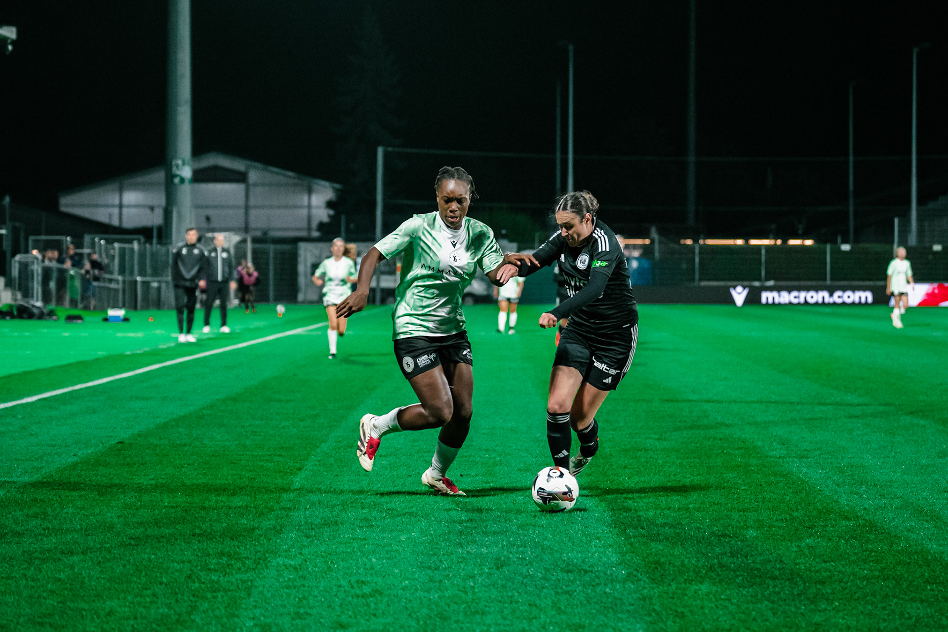 Match de championnat LNB (féminine) opposant Yverdon Sport FC et FC Wil 1900 au Stade Municipal, Yverdon. (Christian António/LibsVisuals.com)