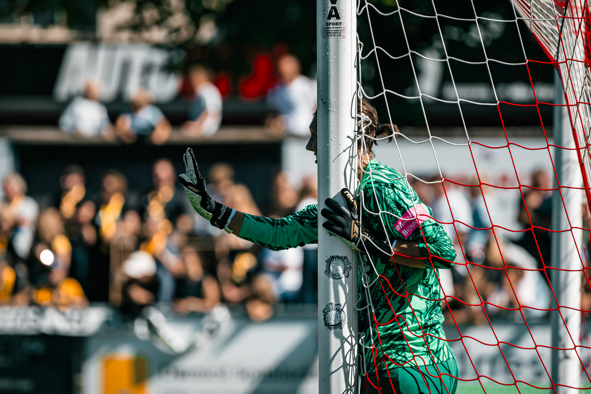 Match de l’AXA Women’s Super League opposant BSC YB Frauen et Servette FC Chênois Féminin au Spitalacker (Kunstrasenfeld), Bern. (Christian António/LibsVisuals.com)