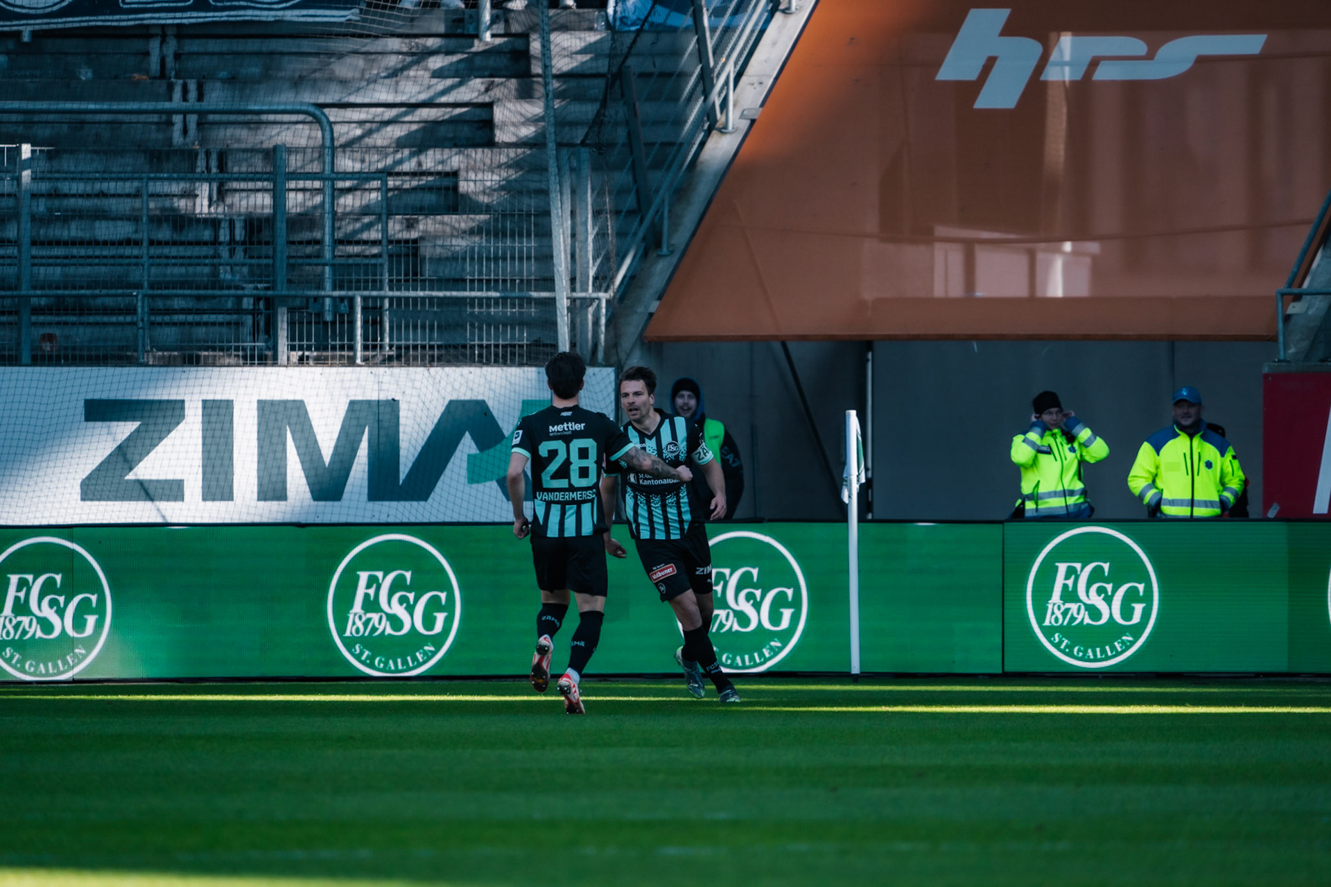 FC Saint-Gall 1879 et Lausanne-Sport FC au Kybunpark. (Christian António/LibsVisuals.com)