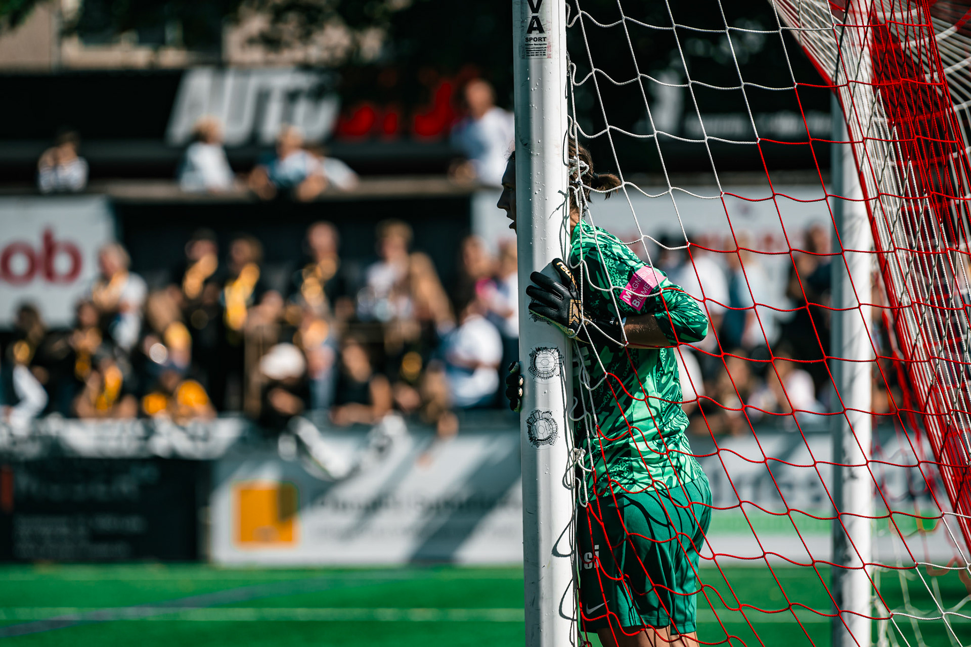 Match de l’AXA Women’s Super League opposant BSC YB Frauen et Servette FC Chênois Féminin au Spitalacker (Kunstrasenfeld), Bern. (Christian António/LibsVisuals.com)