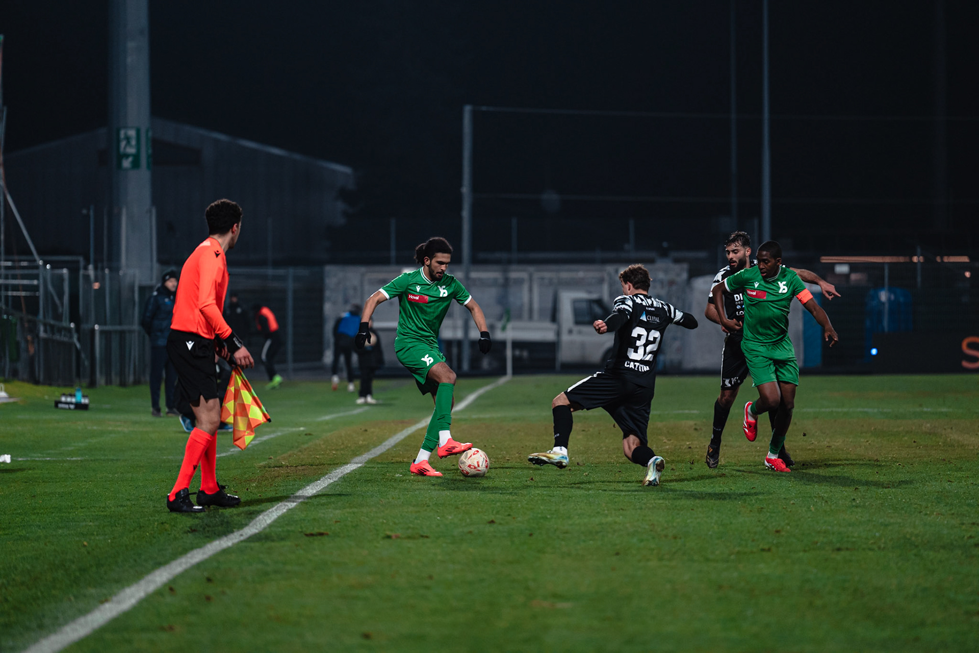 Yverdon Sport FC et Portalban-Gletterens au Stade Municipal (Christian António/LibsVisuals.com)