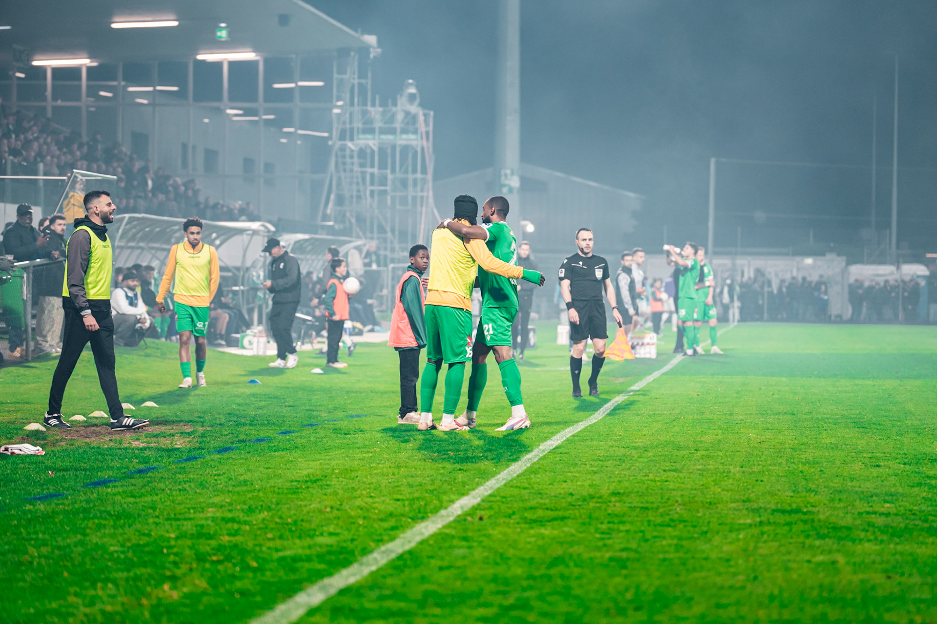 Yverdon Sport FC et FC Zürich au Stade Municipal. (Christian António/LibsVisuals.com)