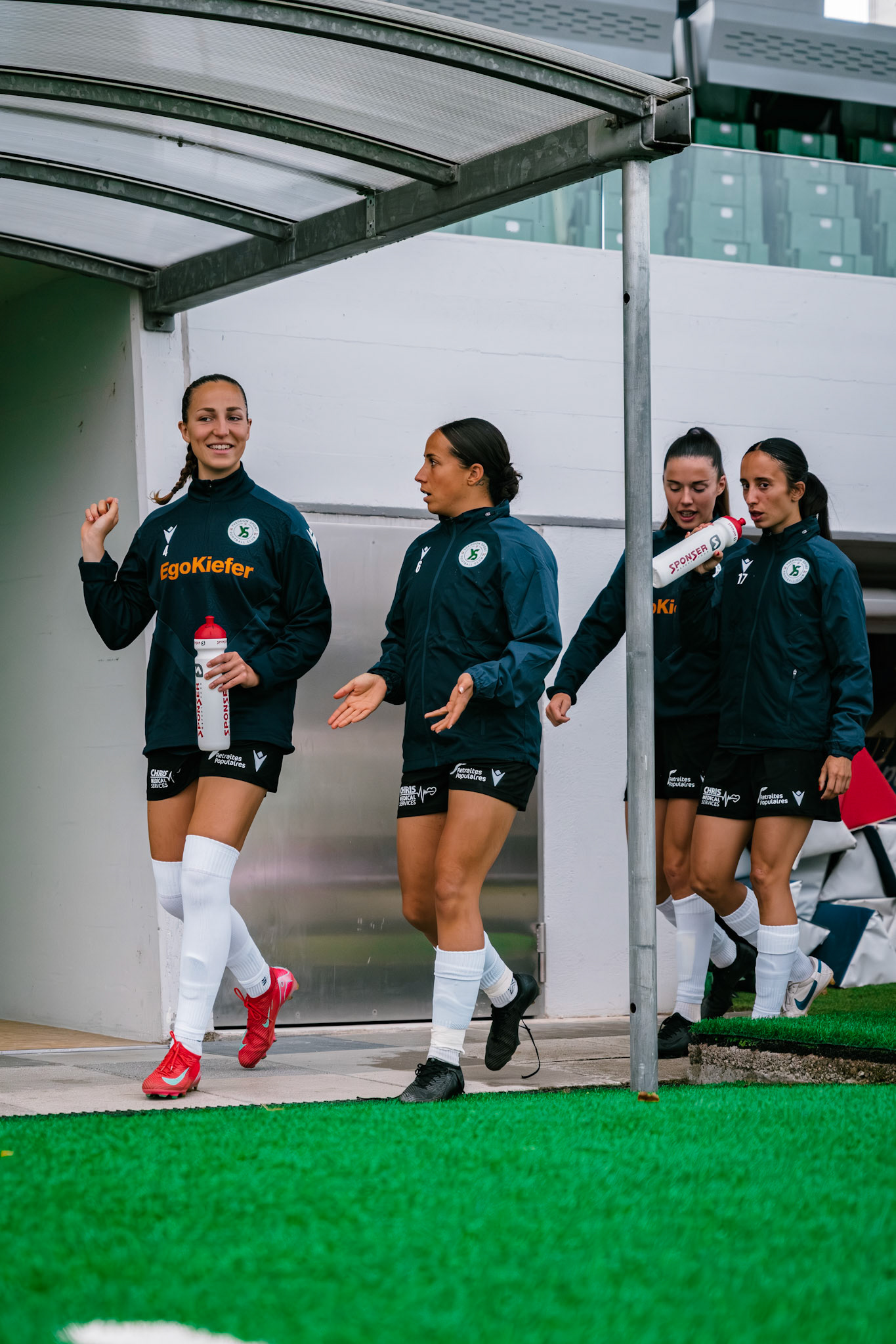 Match championnat LNB féminine opposant Yverdon Sport FC et FC Oerlikon/Polizei ZH 1 au Stade Municipal. (Christian António/LibsVisuals.com)