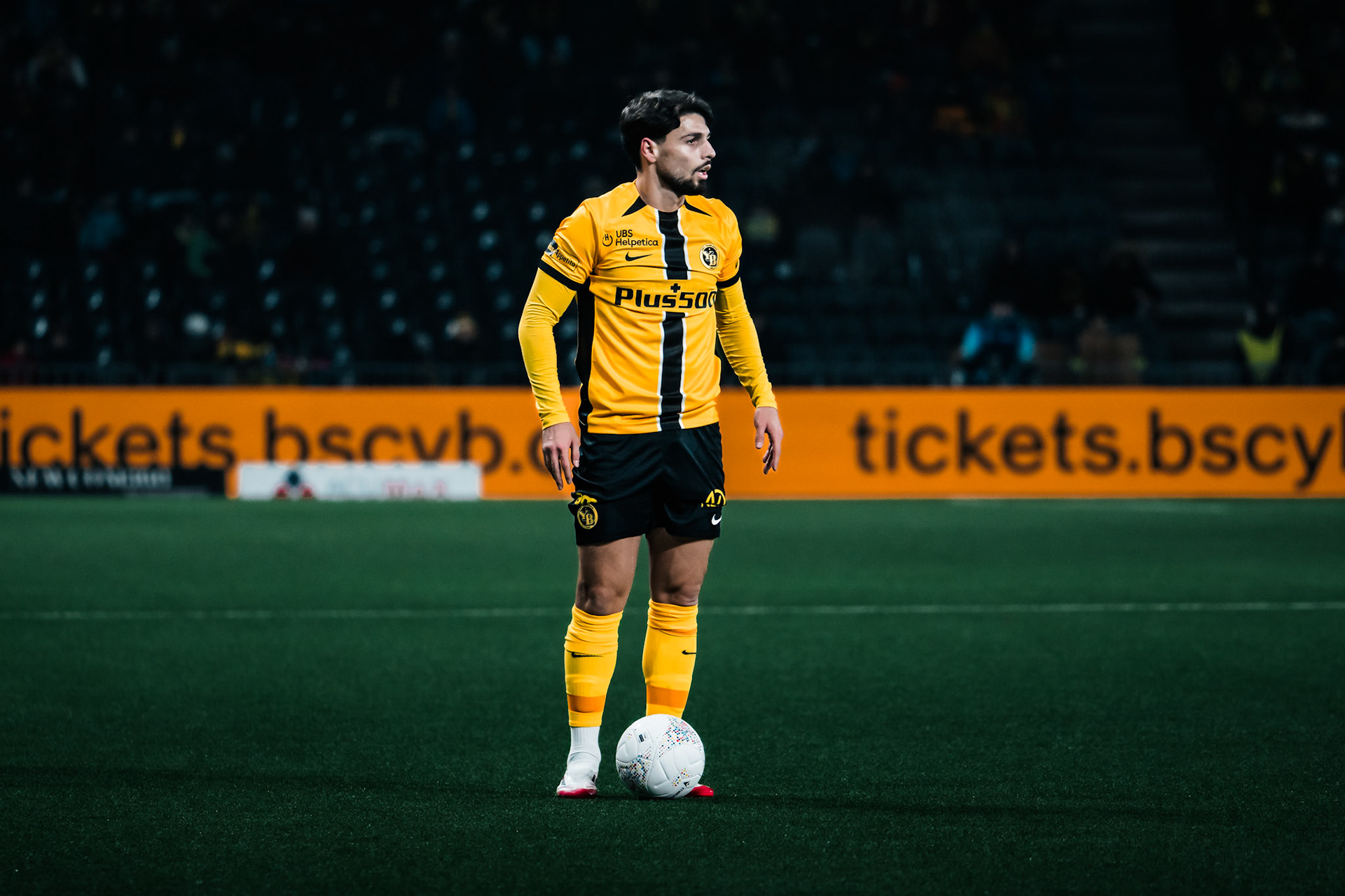 Kastriot Imeri, Milieu du BSC Young Boys lors du match entre BSC Young Boys et FC Winterthur au Stadion Wankdorf. (Christian António/LibsVisuals.com)