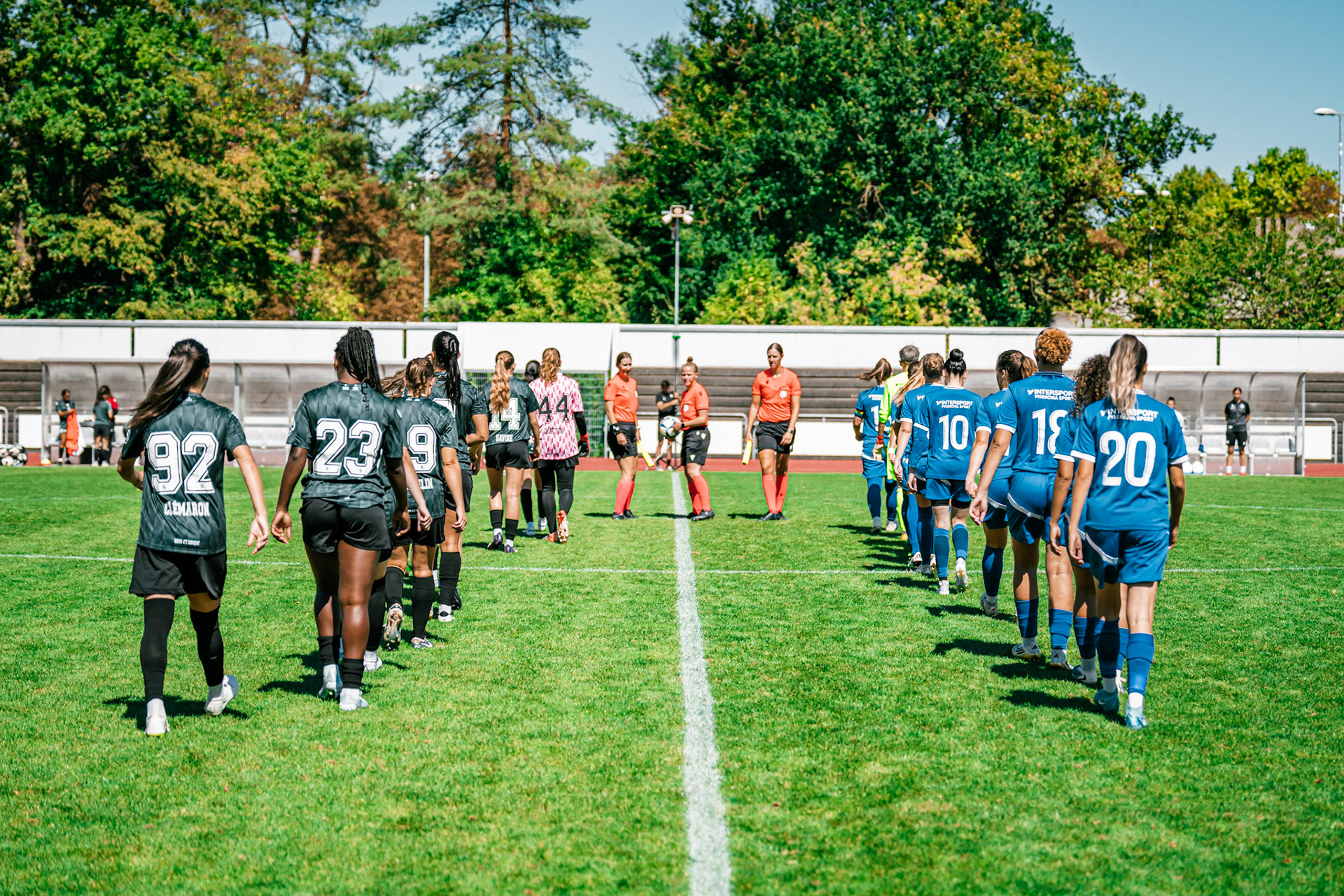 Match AXA Women’s Cup opposant FC Concordia Basel - Yverdon Sport FC au Sportanlagen St. Jakob. (Christian António/LibsVisuals.com)