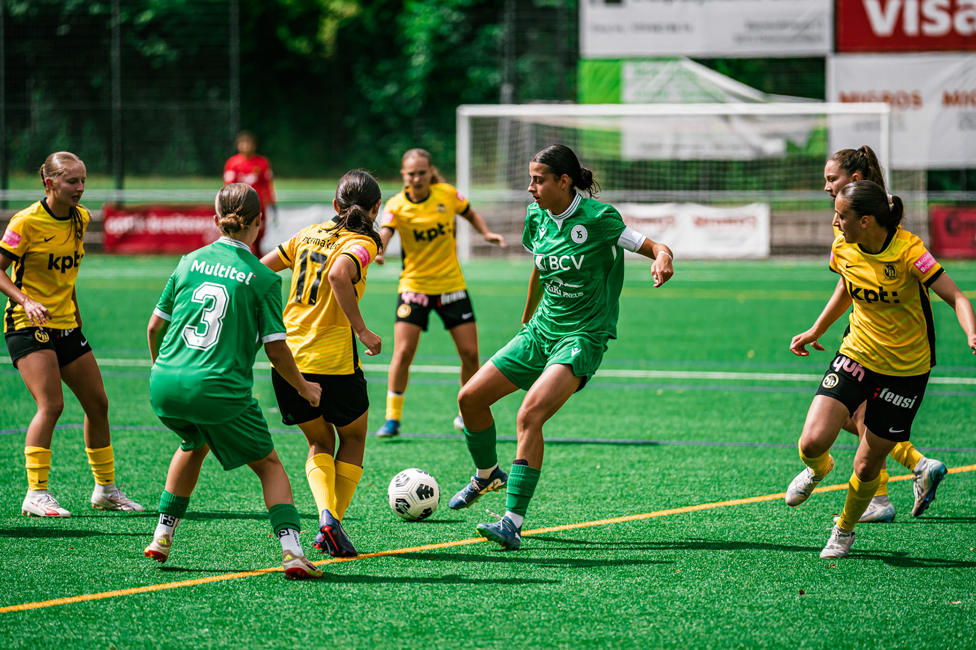 Match championnat opposant BSC YB Frauen U-20 - Yverdon Sport U-20 au Sportplatz Wyler. (Christian António/LibsVisuals.com)