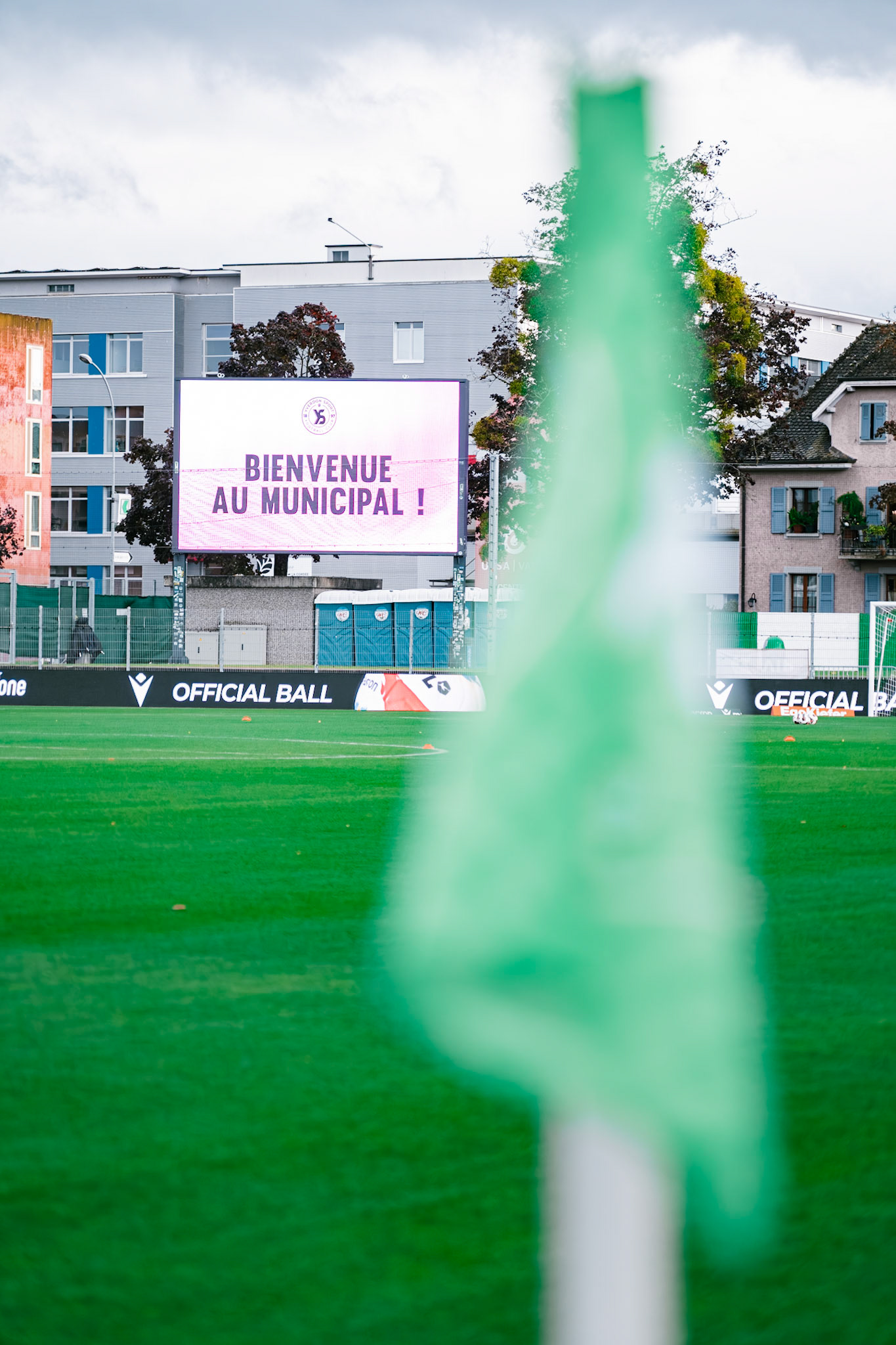 Match championnat LNB féminine opposant Yverdon Sport FC et FC Oerlikon/Polizei ZH 1 au Stade Municipal. (Christian António/LibsVisuals.com)