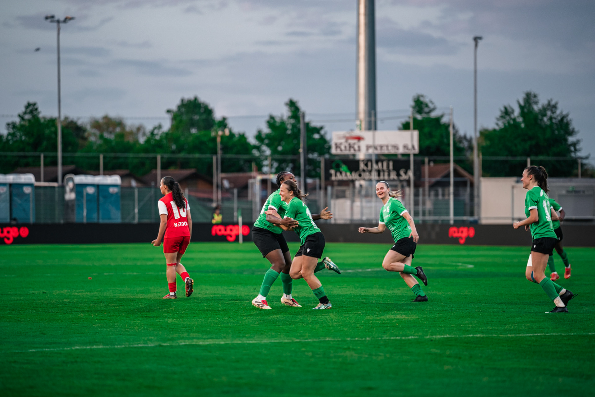 Yverdon Sport FC et FC Rapperswil-Jona au Stade Municipal. (Christian António/LibsVisuals.com)
