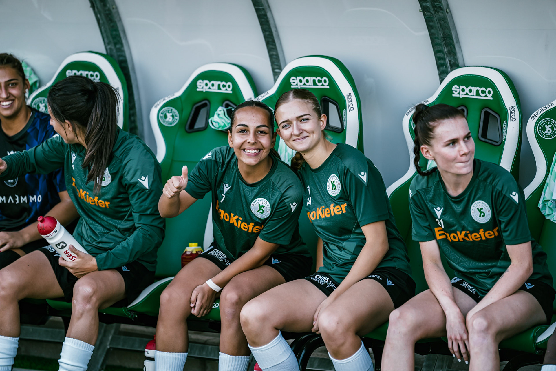 Match championnat LNB féminine opposant Yverdon Sport FC et FC Schlieren au Stade Municipal. (Christian António/LibsVisuals.com)