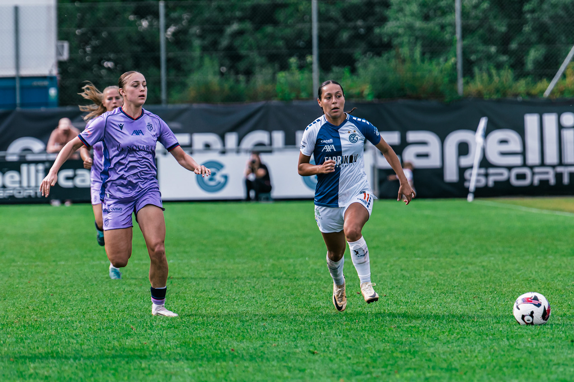 Match de l’AXA Women’s Super League opposant GC Frauenfussball et FC Basel 1893 au GC/Campus, Niederhasli (Platz 1). (Christian António/LibsVisuals.com)