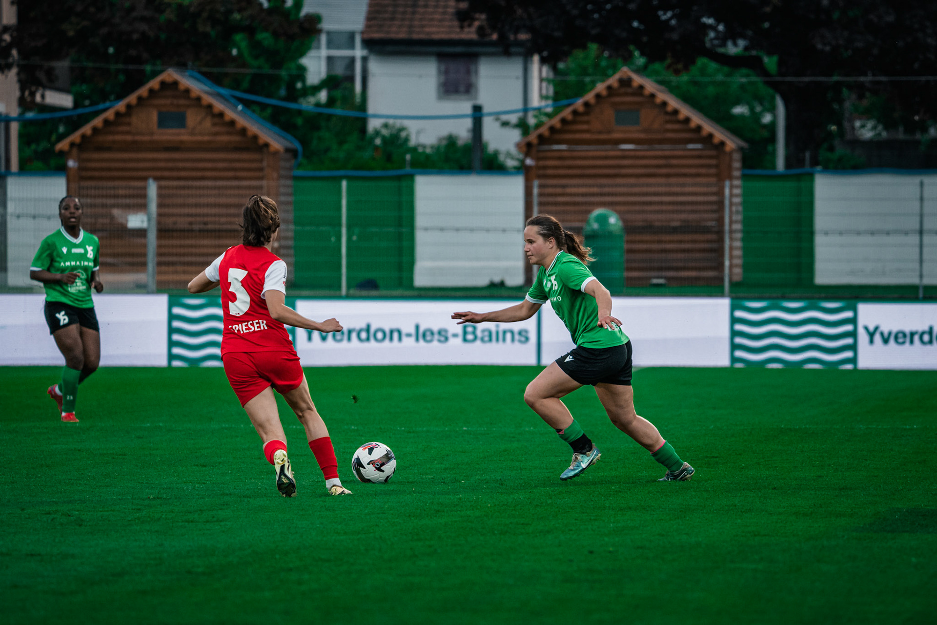 Yverdon Sport FC et FC Rapperswil-Jona au Stade Municipal. (Christian António/LibsVisuals.com)