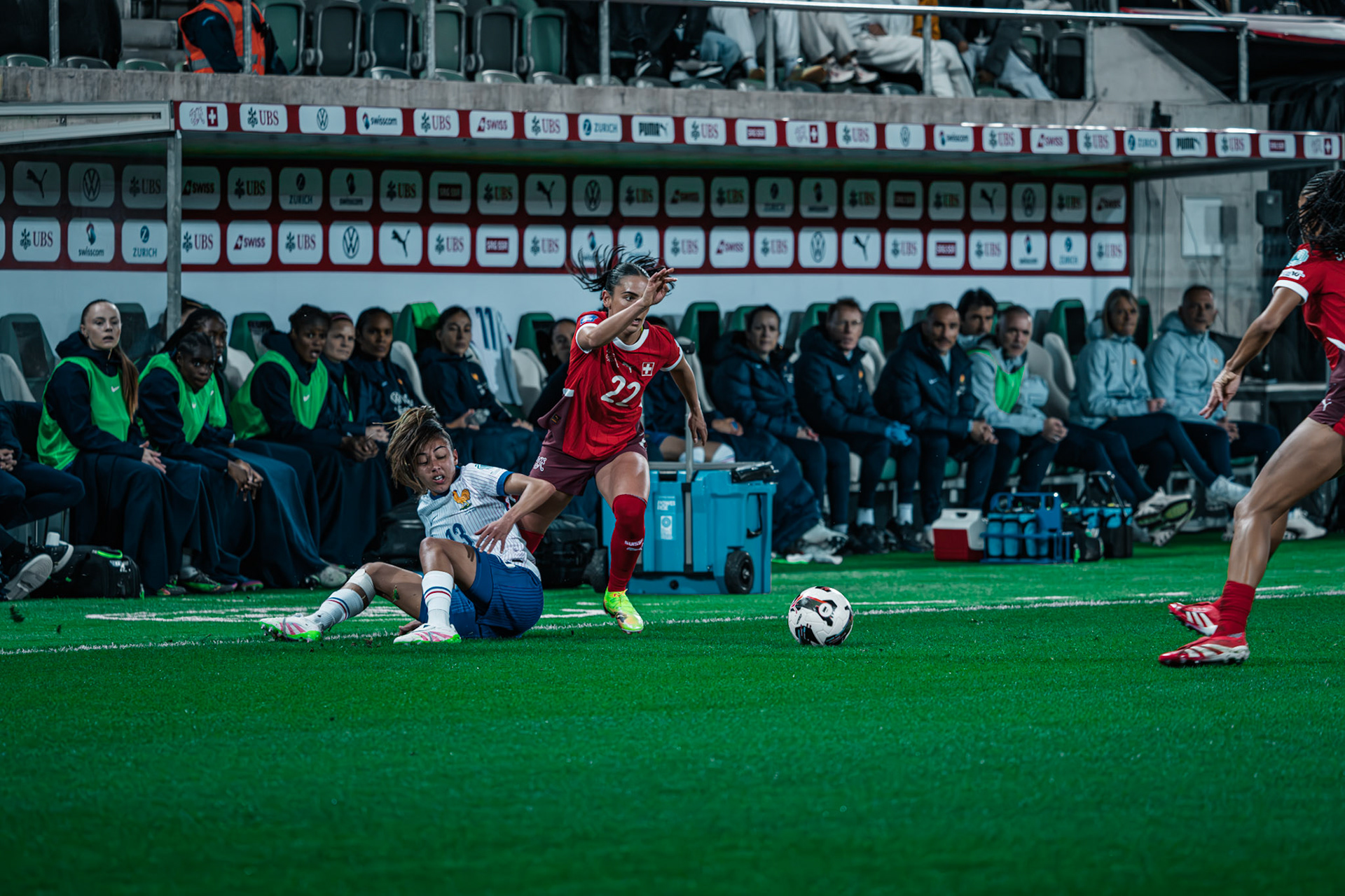 UEFA Women’s Nations League Suisse - France au Kybunpark. (Christian António/LibsVisuals.com)