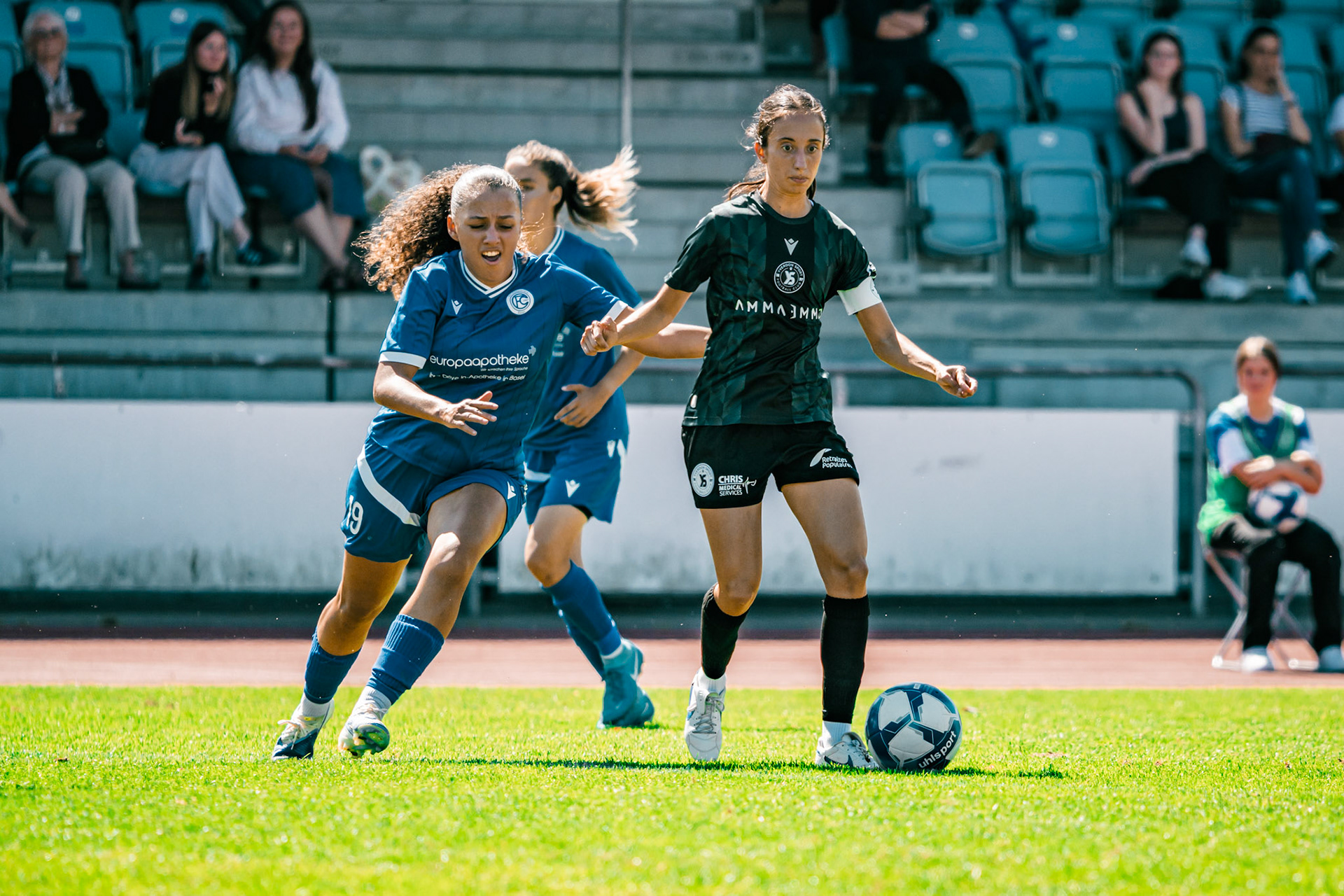 Match AXA Women’s Cup opposant FC Concordia Basel - Yverdon Sport FC au Sportanlagen St. Jakob. (Christian António/LibsVisuals.com)