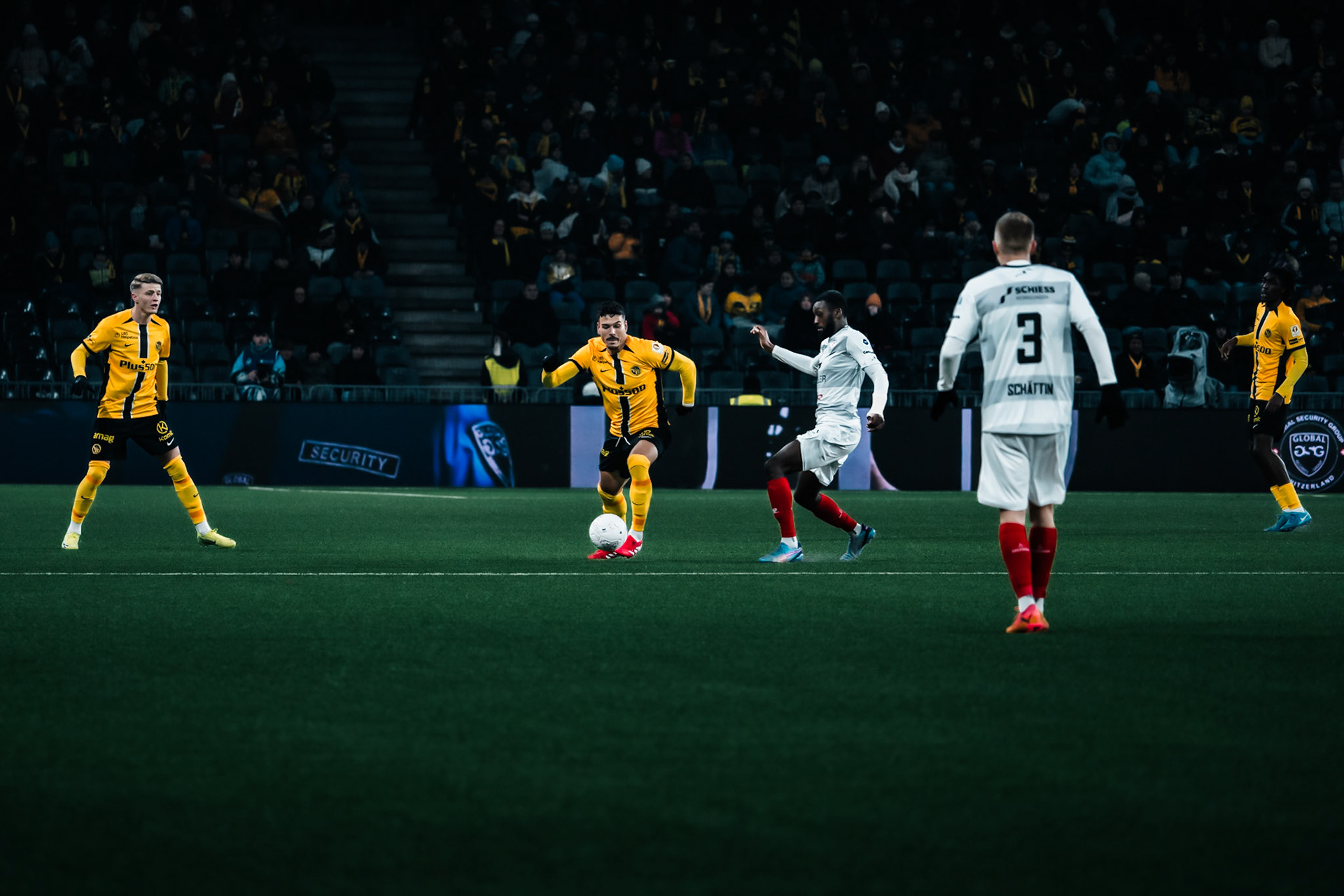 Filip Ugrinic, Milieu du BSC Young Boys lors du match entre BSC Young Boys et FC Winterthur au Stadion Wankdorf. (Christian António/LibsVisuals.com)