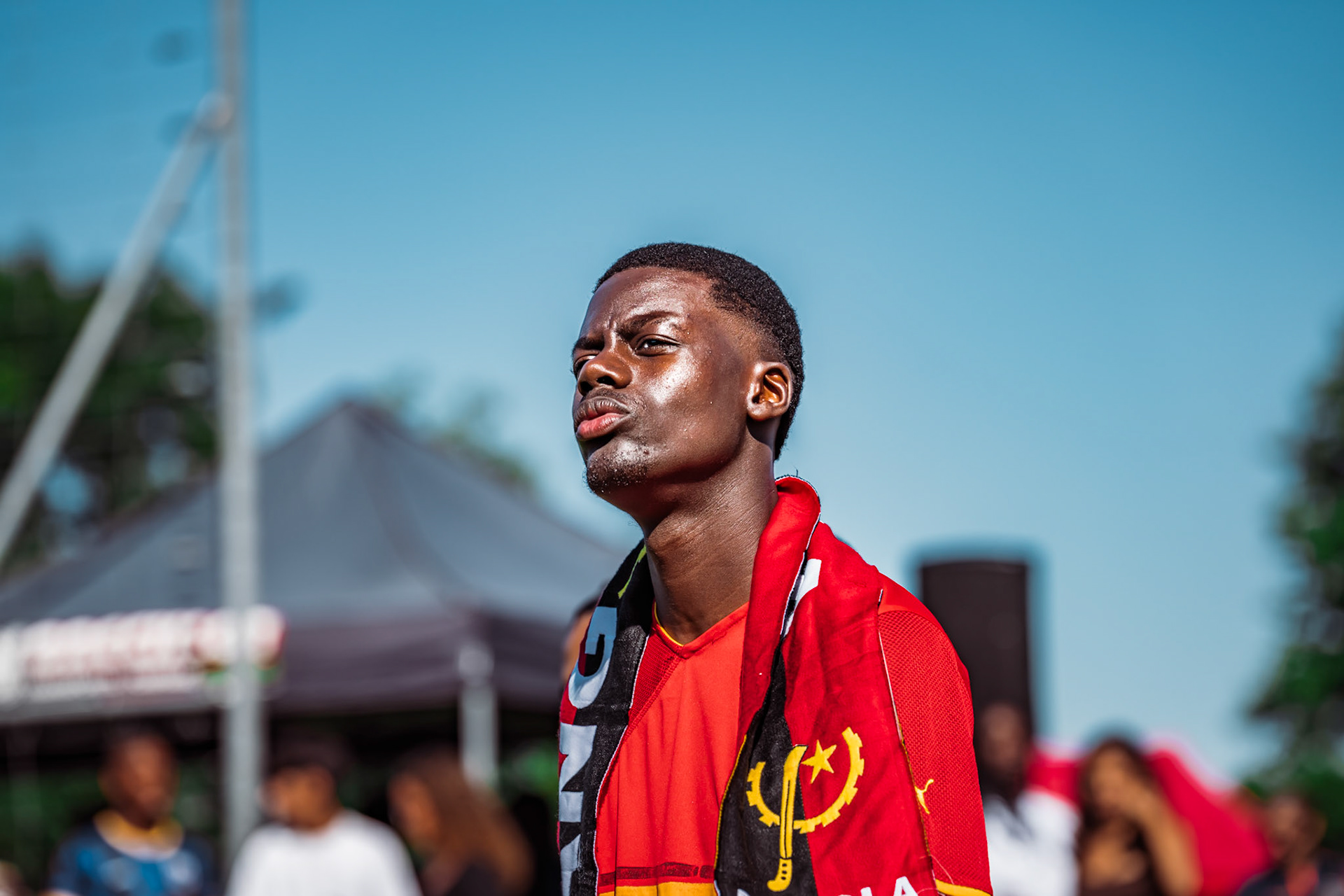 Match amical opposant l’Angola et le Cap-Vert (CanFribourg) au Terrain Communal de Corminboeuf. (Christian António/LibsVisuals.com)