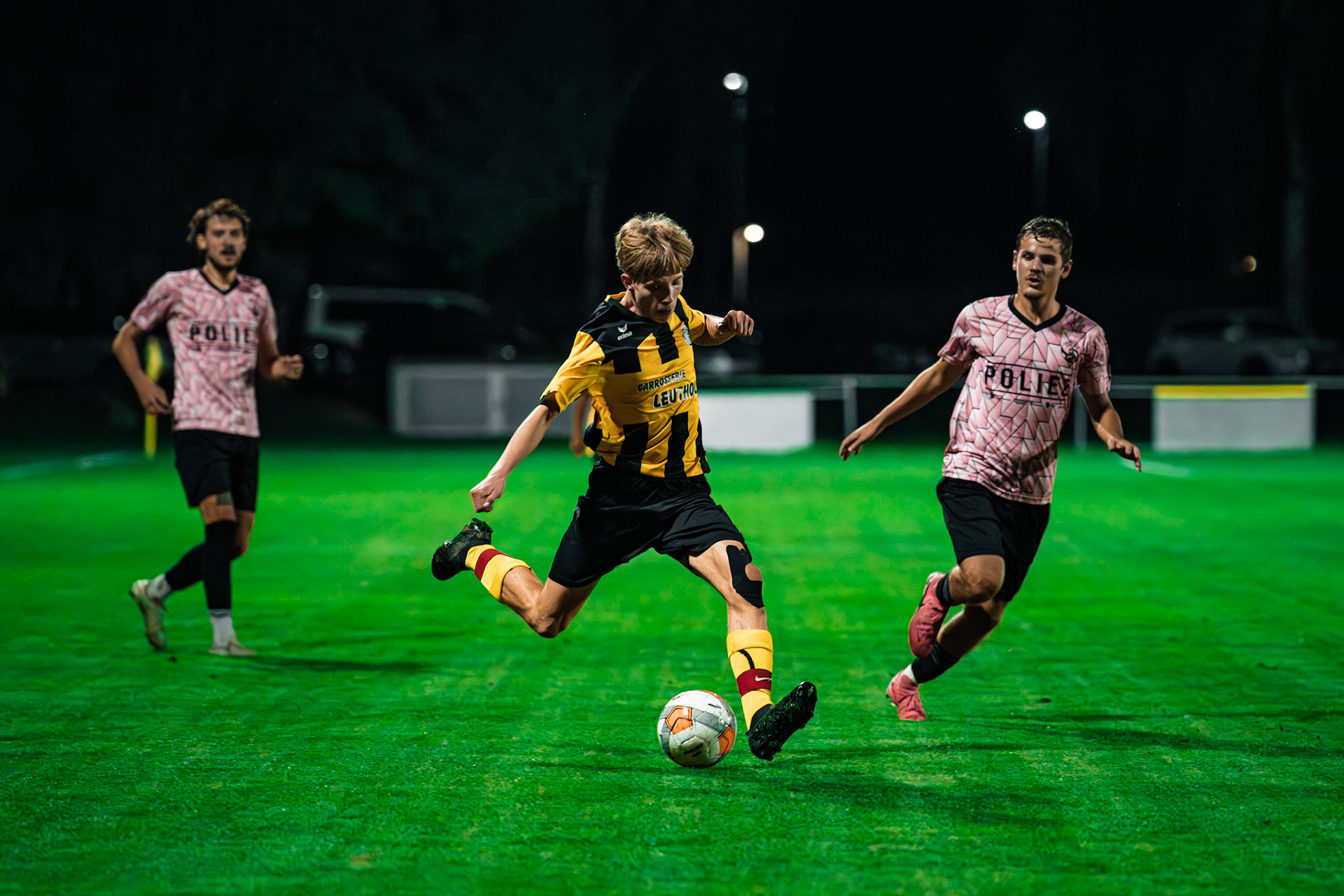 Match BCV Cup opposant FC Corcelles-Payerne I – FC Poliez-Pittet IA à la Place de sports Freybonnaz. (Christian António/LibsVisuals.com)