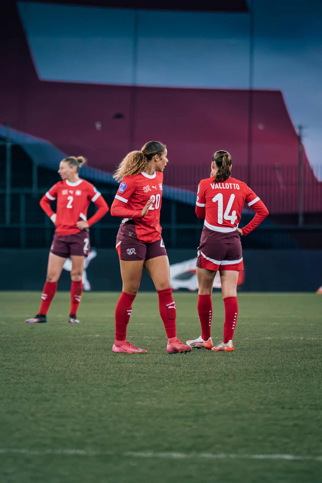 UEFA Women's Nations League Suisse - Islande au Stadion Letzigrund. (Christian António/LibsVisuals.com)