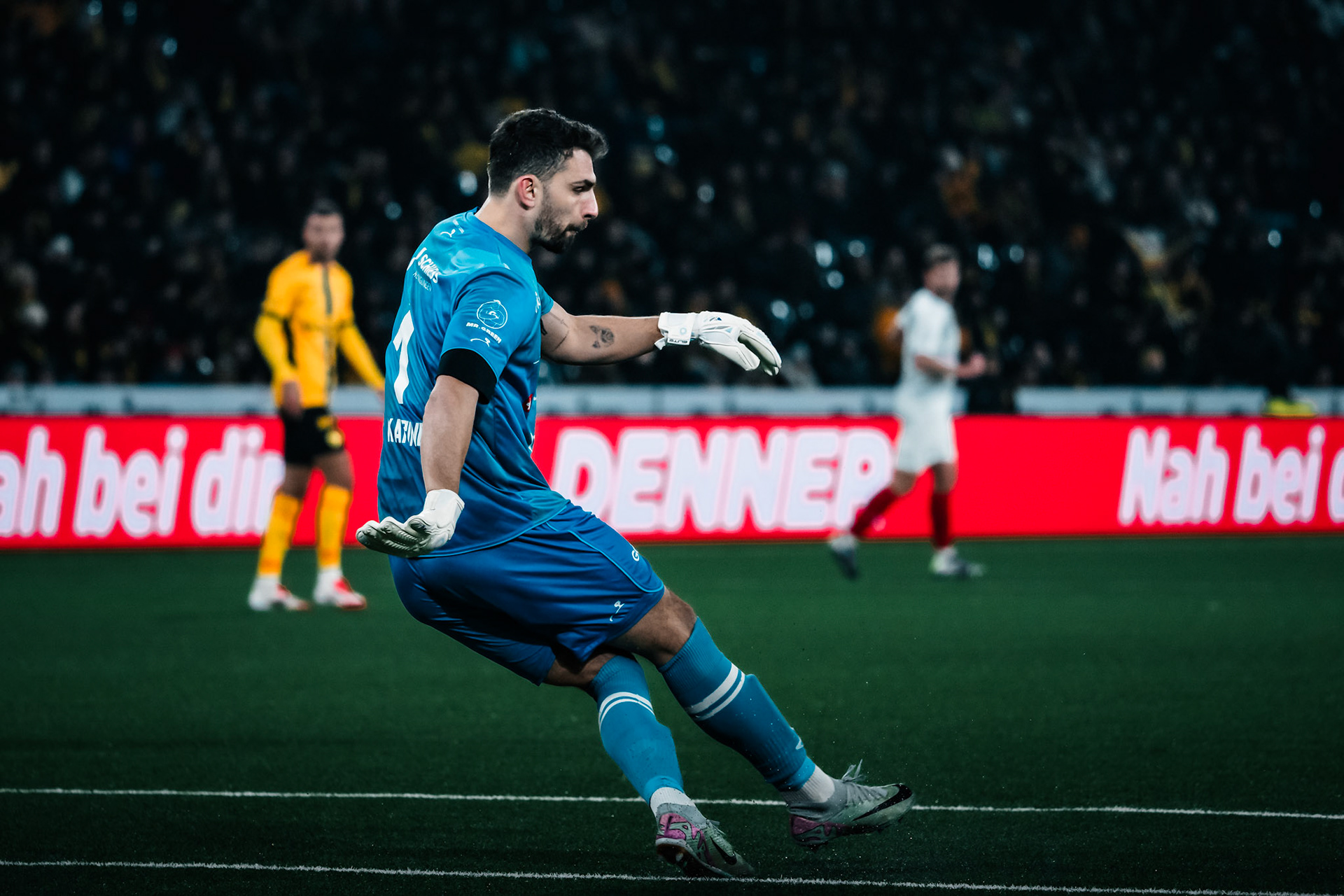 Stefanos Kapino, Gardien du FC Winterthur lors du match entre BSC Young Boys et FC Winterthur au Stadion Wankdorf. (Christian António/LibsVisuals.com)