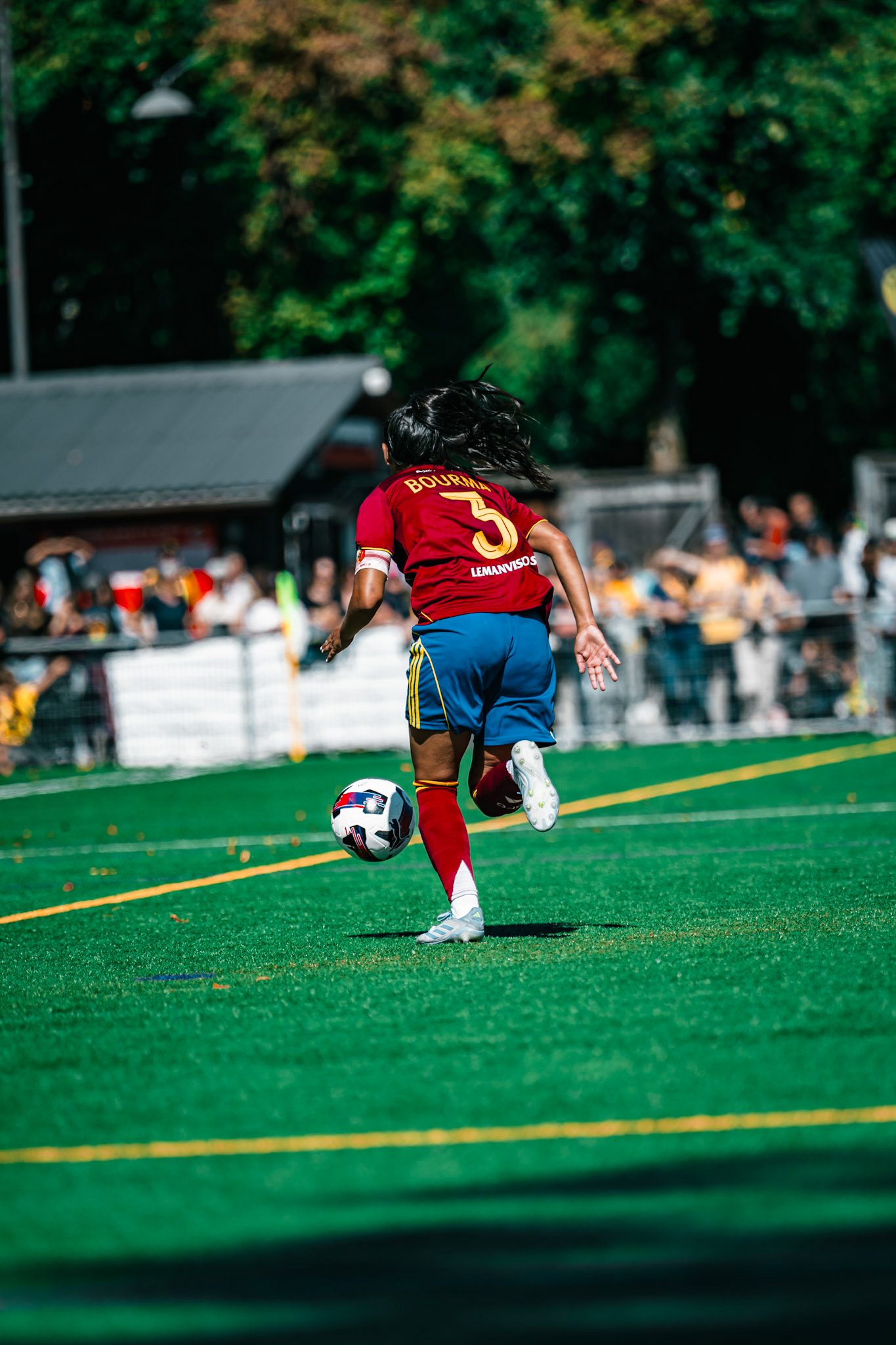 Match de l’AXA Women’s Super League opposant BSC YB Frauen et Servette FC Chênois Féminin au Spitalacker (Kunstrasenfeld), Bern. (Christian António/LibsVisuals.com)