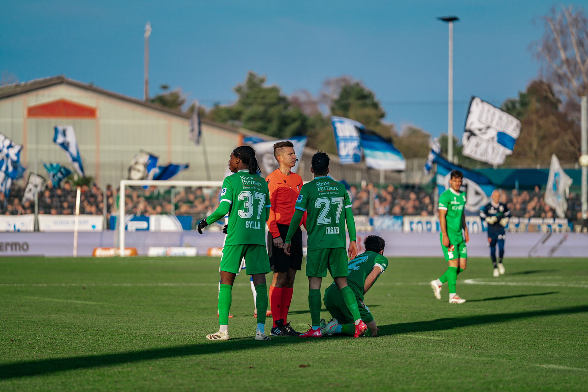 Yverdon Sport FC et FC Luzern au Stade Municipal. (Christian António/LibsVisuals.com)