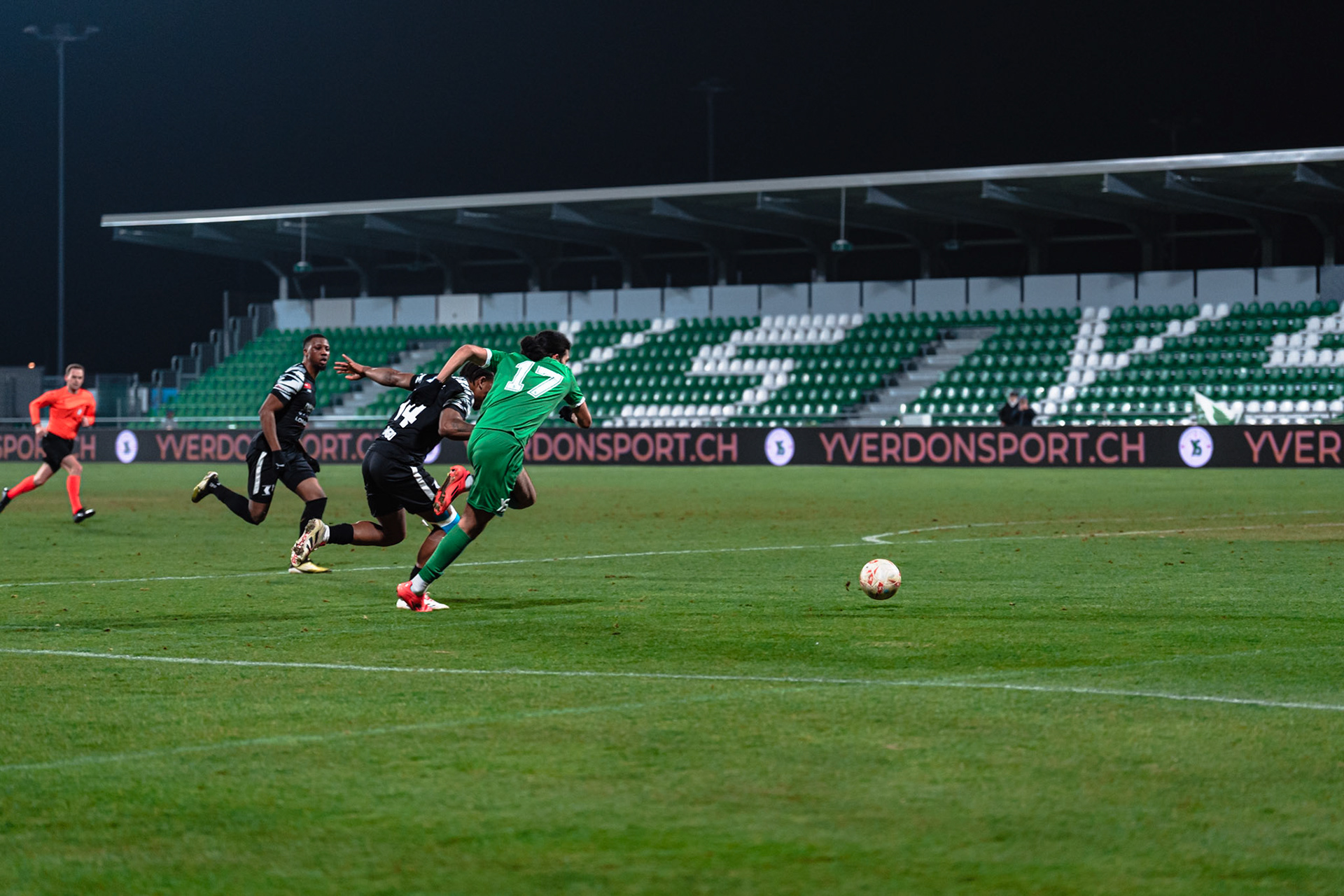 Yverdon Sport FC et Portalban-Gletterens au Stade Municipal (Christian António/LibsVisuals.com)