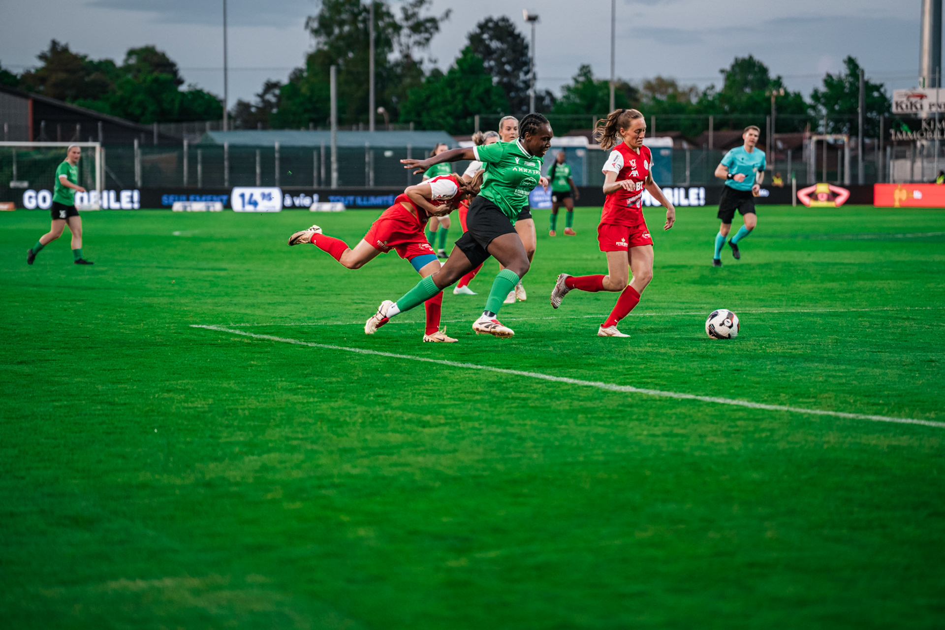 Yverdon Sport FC et FC Rapperswil-Jona au Stade Municipal. (Christian António/LibsVisuals.com)