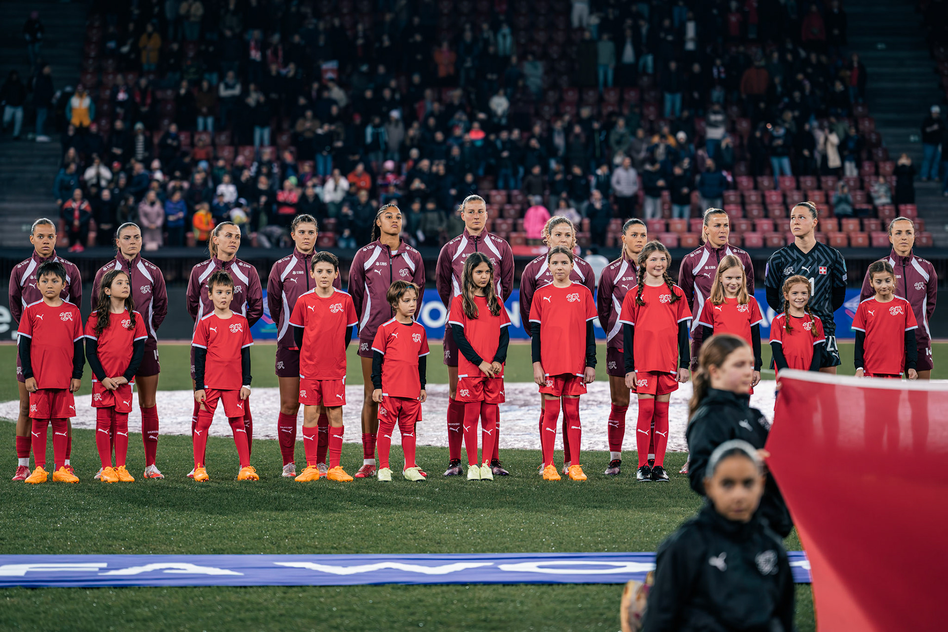 UEFA Women's Nations League Suisse - Islande au Stadion Letzigrund. (Christian António/LibsVisuals.com)