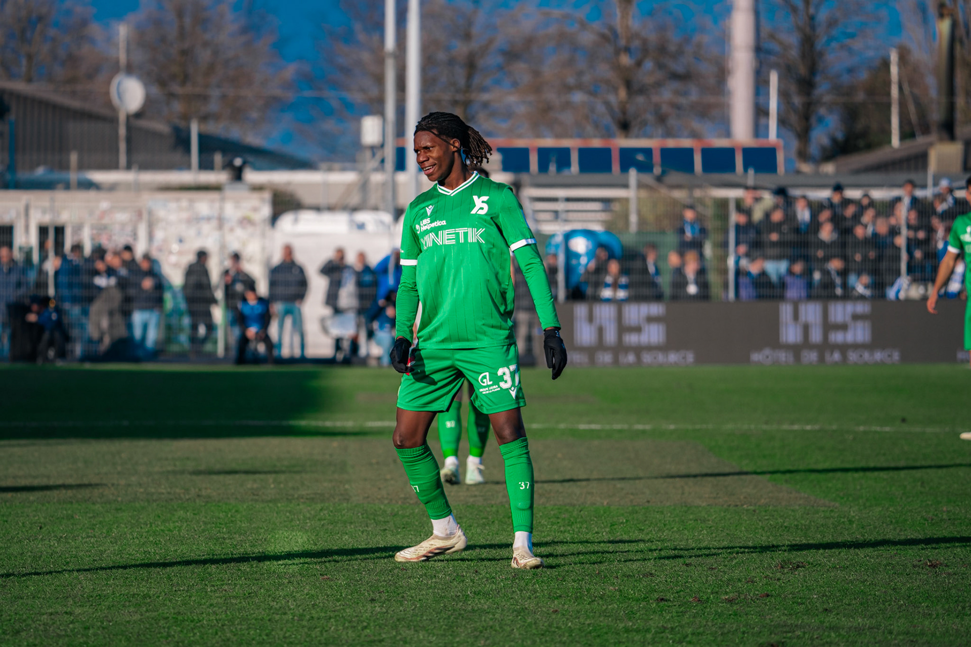 Yverdon Sport FC et FC Luzern au Stade Municipal. (Christian António/LibsVisuals.com)