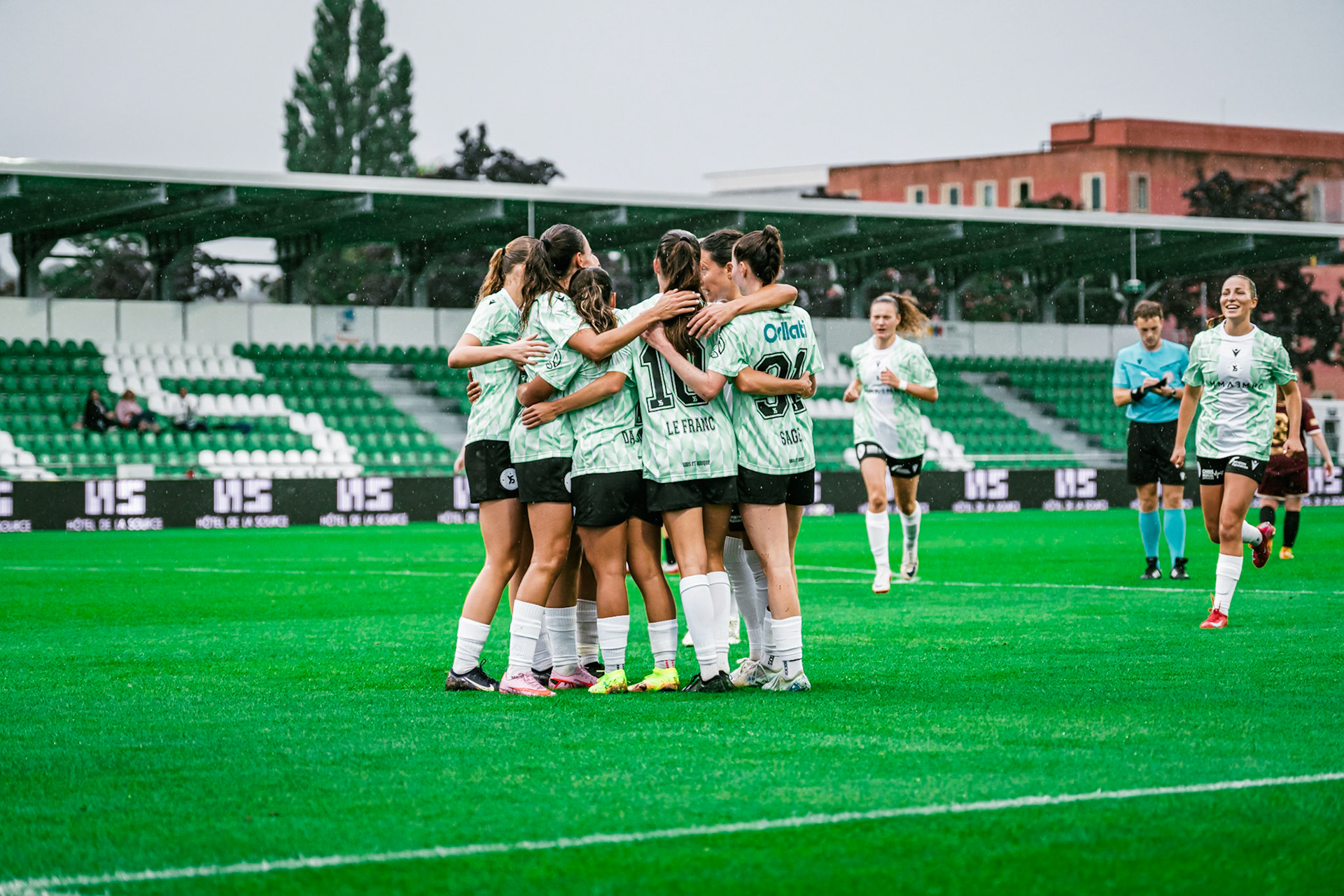 Match championnat LNB féminine opposant Yverdon Sport FC et FC Solothurn Frauen au Stade Municipal. (Christian António/LibsVisuals.com)