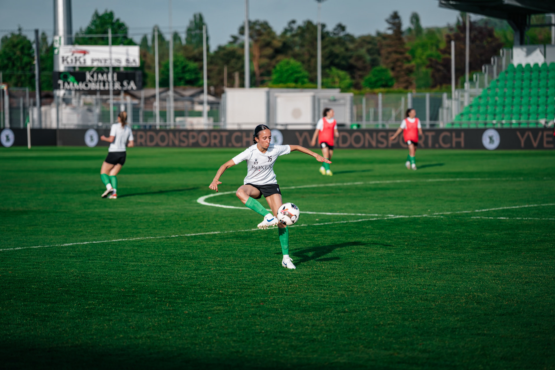 Yverdon Sport FC et FC Rapperswil-Jona au Stade Municipal. (Christian António/LibsVisuals.com)