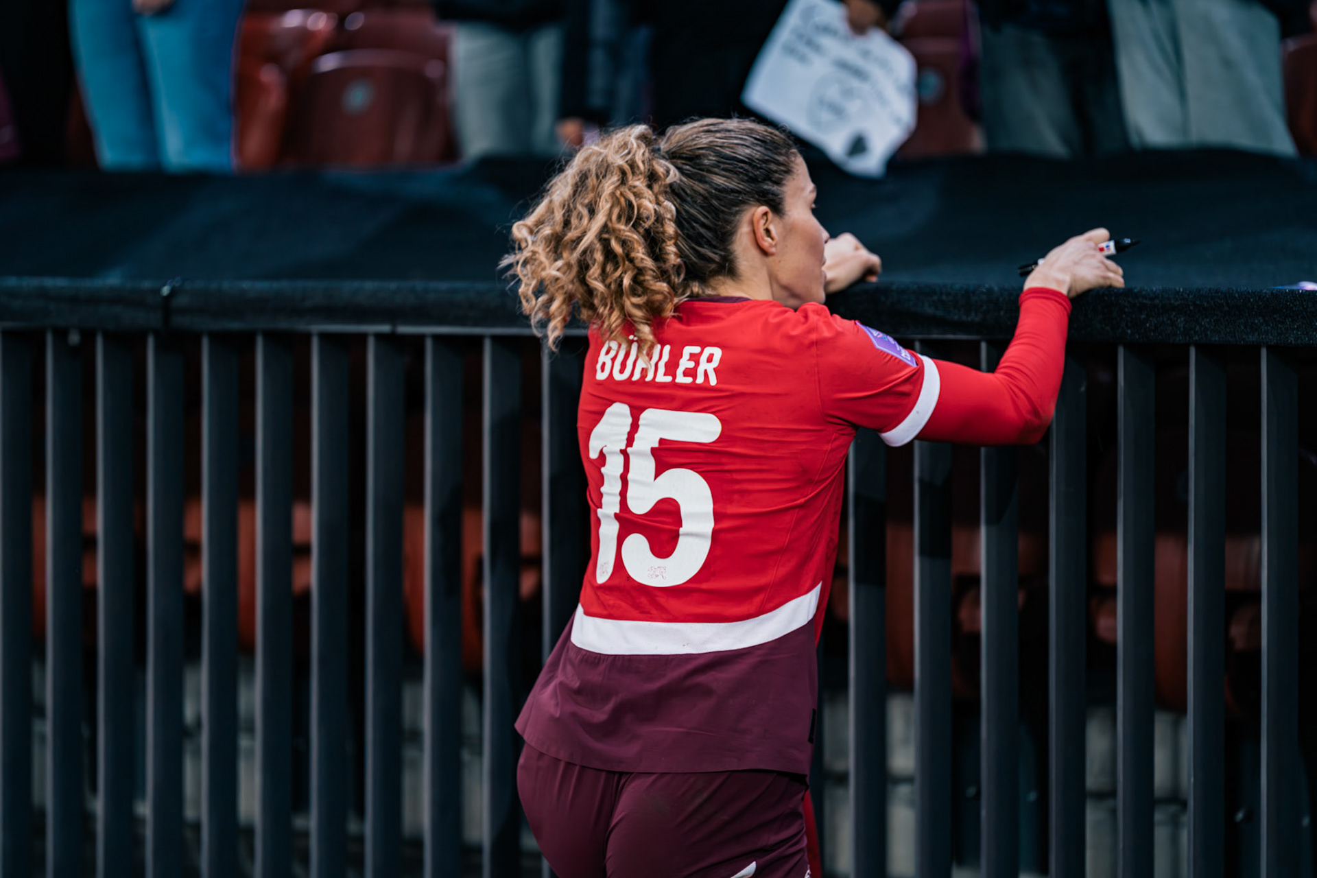 UEFA Women's Nations League Suisse - Islande au Stadion Letzigrund. (Christian António/LibsVisuals.com)