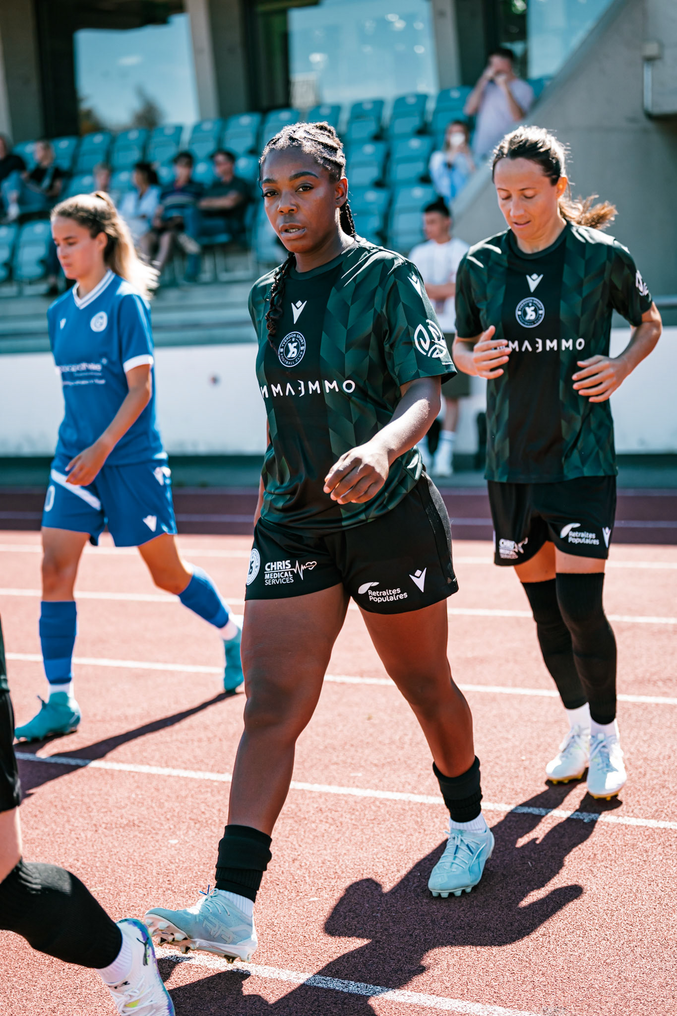 Match AXA Women’s Cup opposant FC Concordia Basel - Yverdon Sport FC au Sportanlagen St. Jakob. (Christian António/LibsVisuals.com)