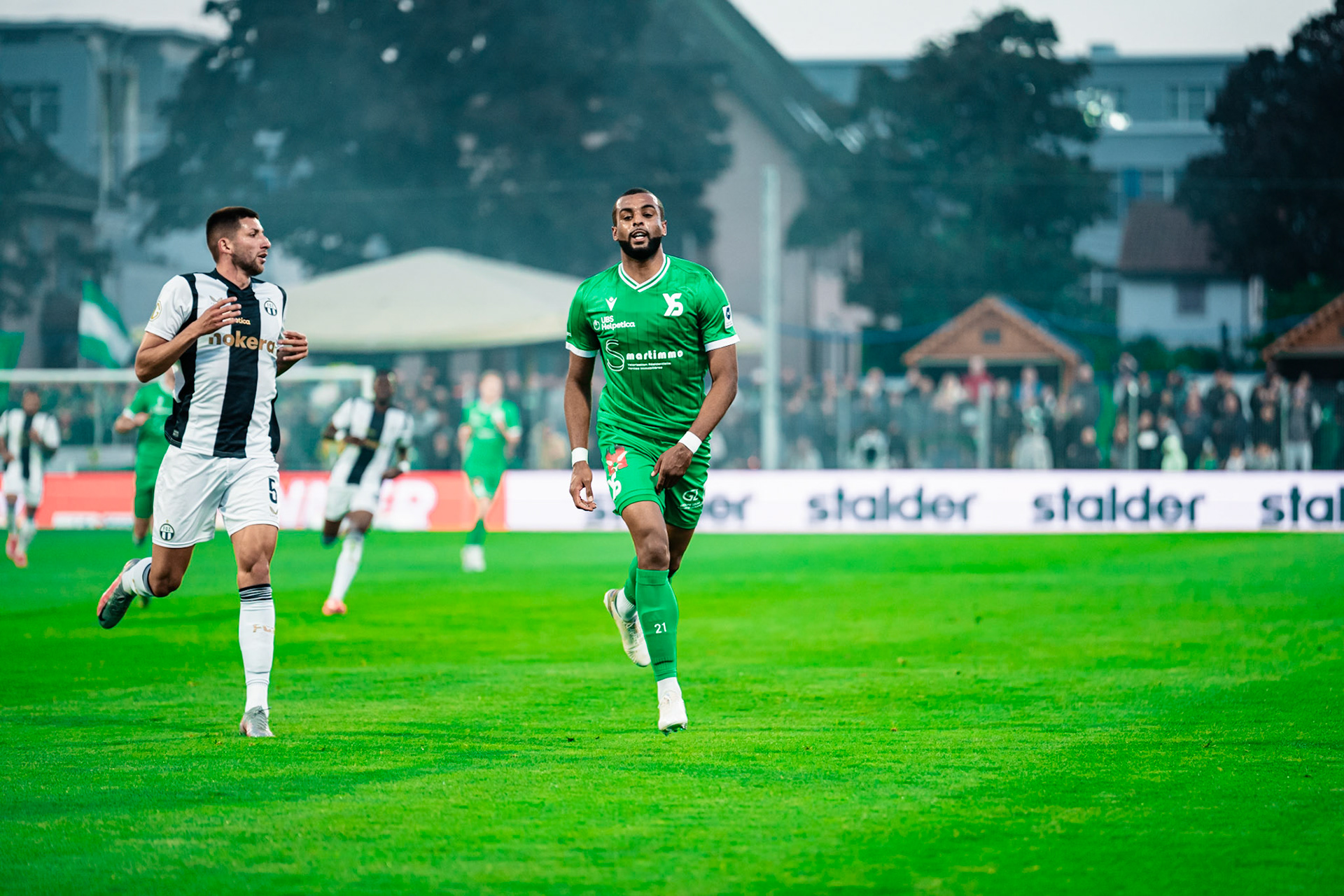 Yverdon Sport FC et FC Zürich au Stade Municipal. (Christian António/LibsVisuals.com)