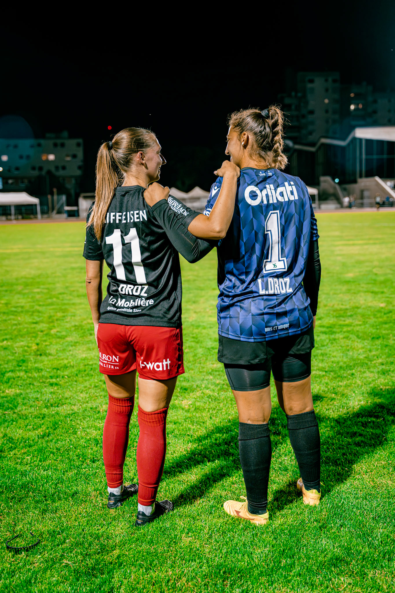 Match de championnat LNB (féminine) opposant le FC Sion Féminin à Yverdon Sport FC à l’Ancien Stand, Sion. (Christian António/LibsVisuals.com)