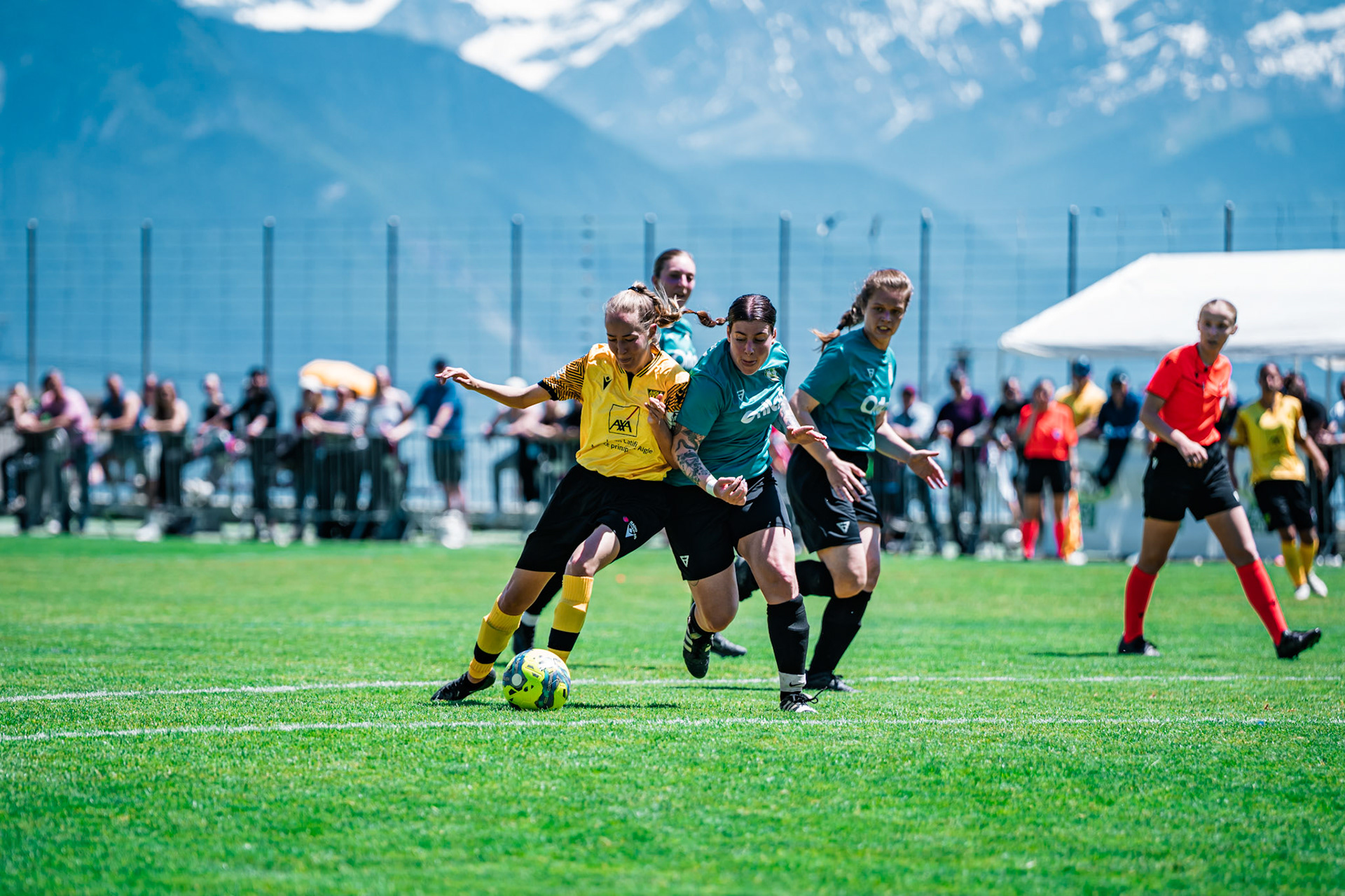 FC Aigle - FC Echallens Région I au Stade des Ruvines. (Christian António/LibsVisuals.com)