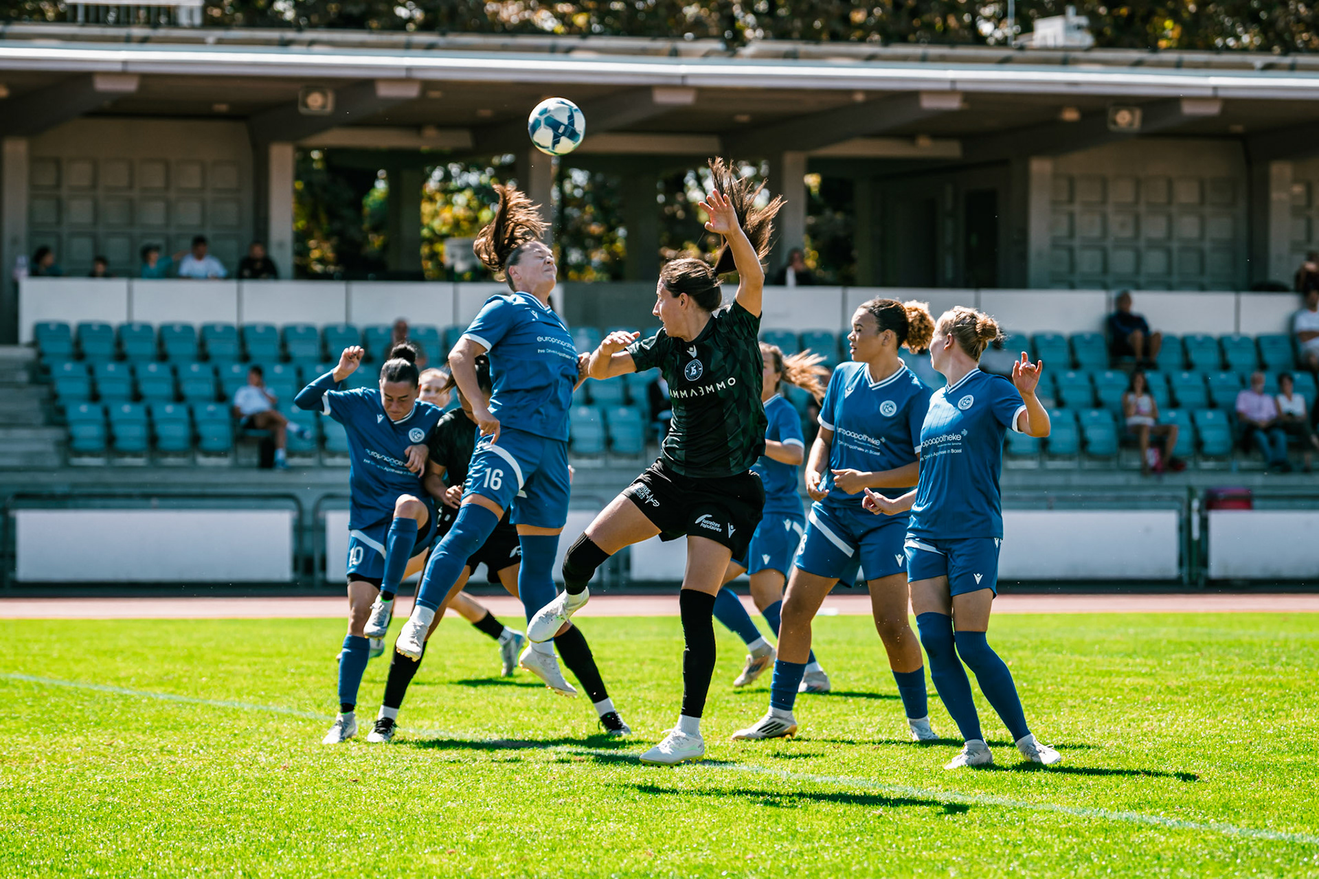 Match AXA Women’s Cup opposant FC Concordia Basel - Yverdon Sport FC au Sportanlagen St. Jakob. (Christian António/LibsVisuals.com)