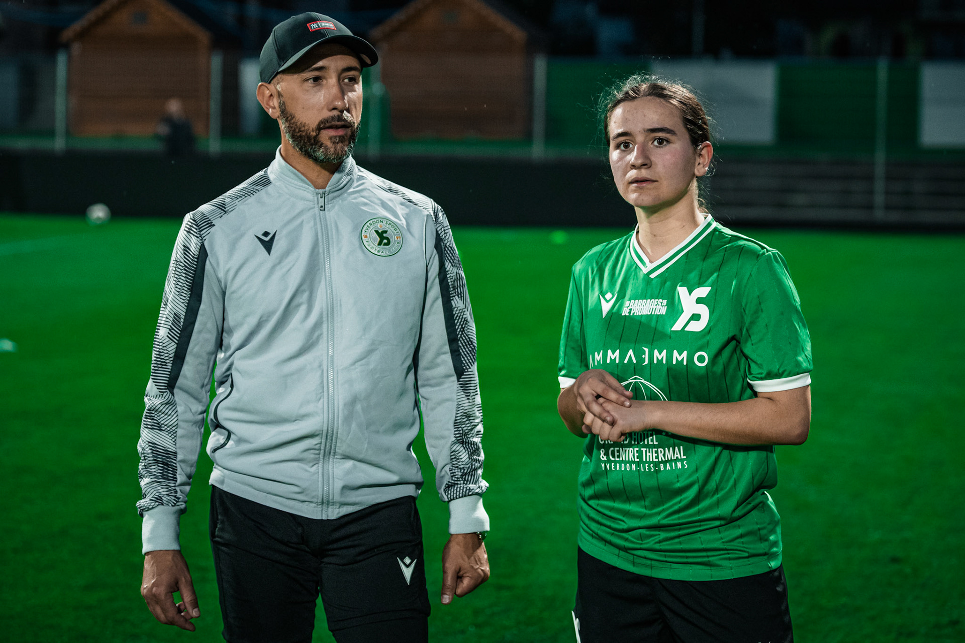 Yverdon Sport FC et FC Rapperswil-Jona au Stade Municipal. (Christian António/LibsVisuals.com)