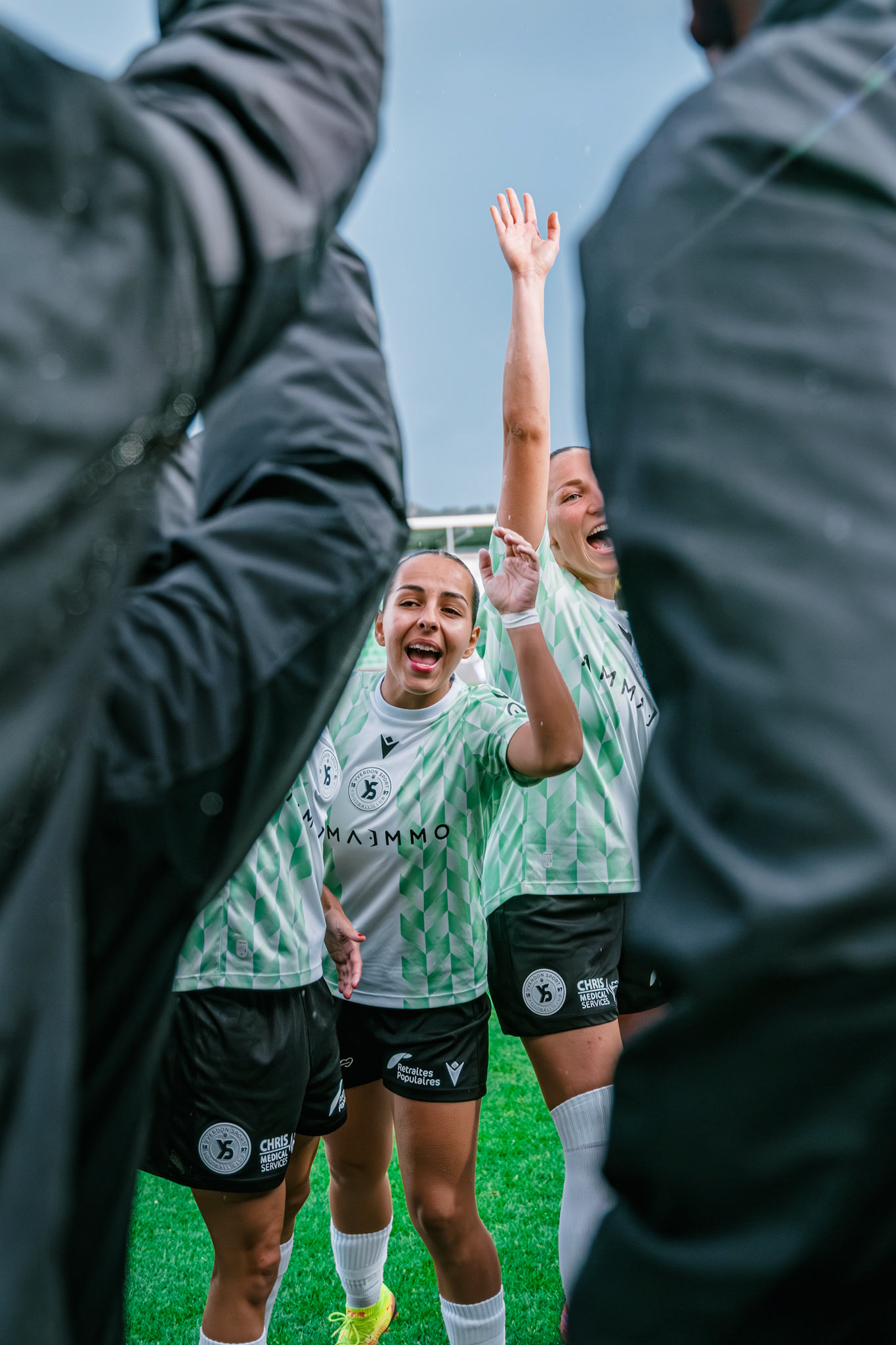 Match championnat LNB féminine opposant Yverdon Sport FC et FC Oerlikon/Polizei ZH 1 au Stade Municipal. (Christian António/LibsVisuals.com)