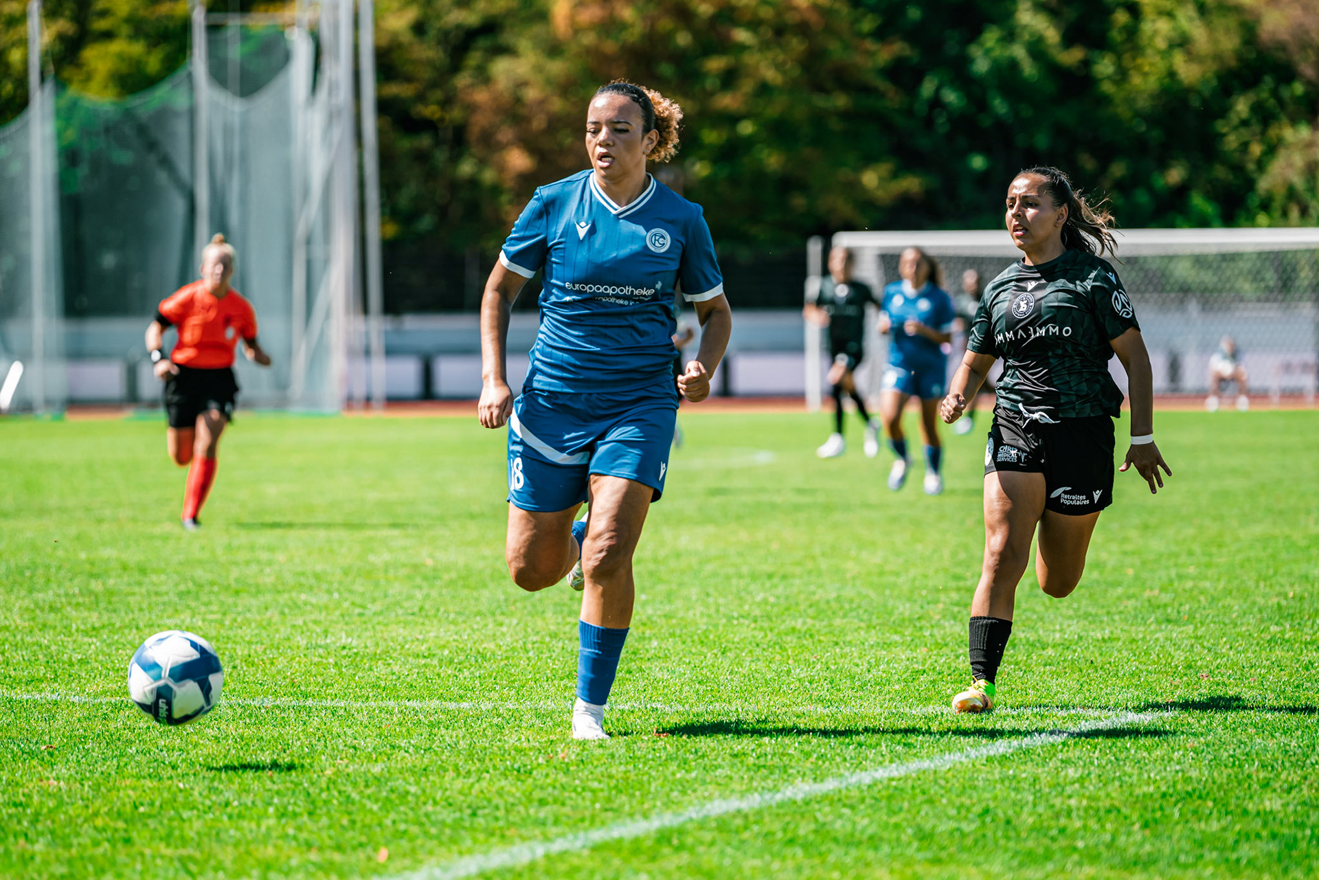 Match AXA Women’s Cup opposant FC Concordia Basel - Yverdon Sport FC au Sportanlagen St. Jakob. (Christian António/LibsVisuals.com)